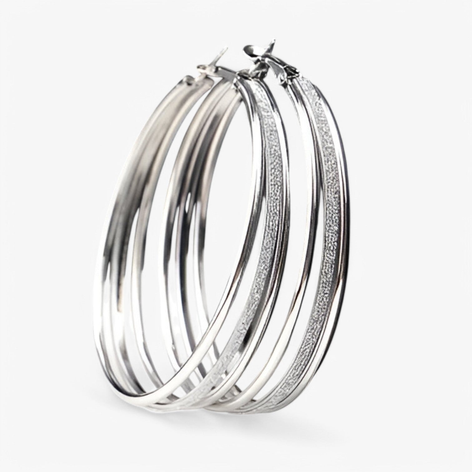 Marian | Orecchini a Cerchio Grandi Eleganti – Senza Tempo & Trendy - Argento - Accessories Jewelry EARRINGS womens earring - Concept Palermo