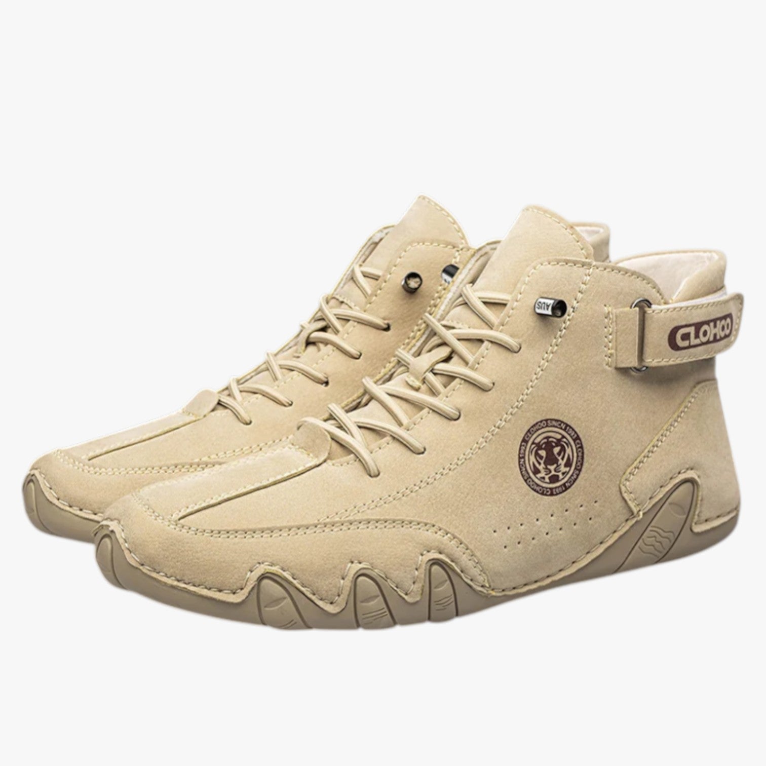 River | Sneakers Uomo in Pelle Leggera & Traspirante Comfort Elegante per Ogni Passo - Khaki - Men's Shoes shoes Shoes men - Concept Palermo