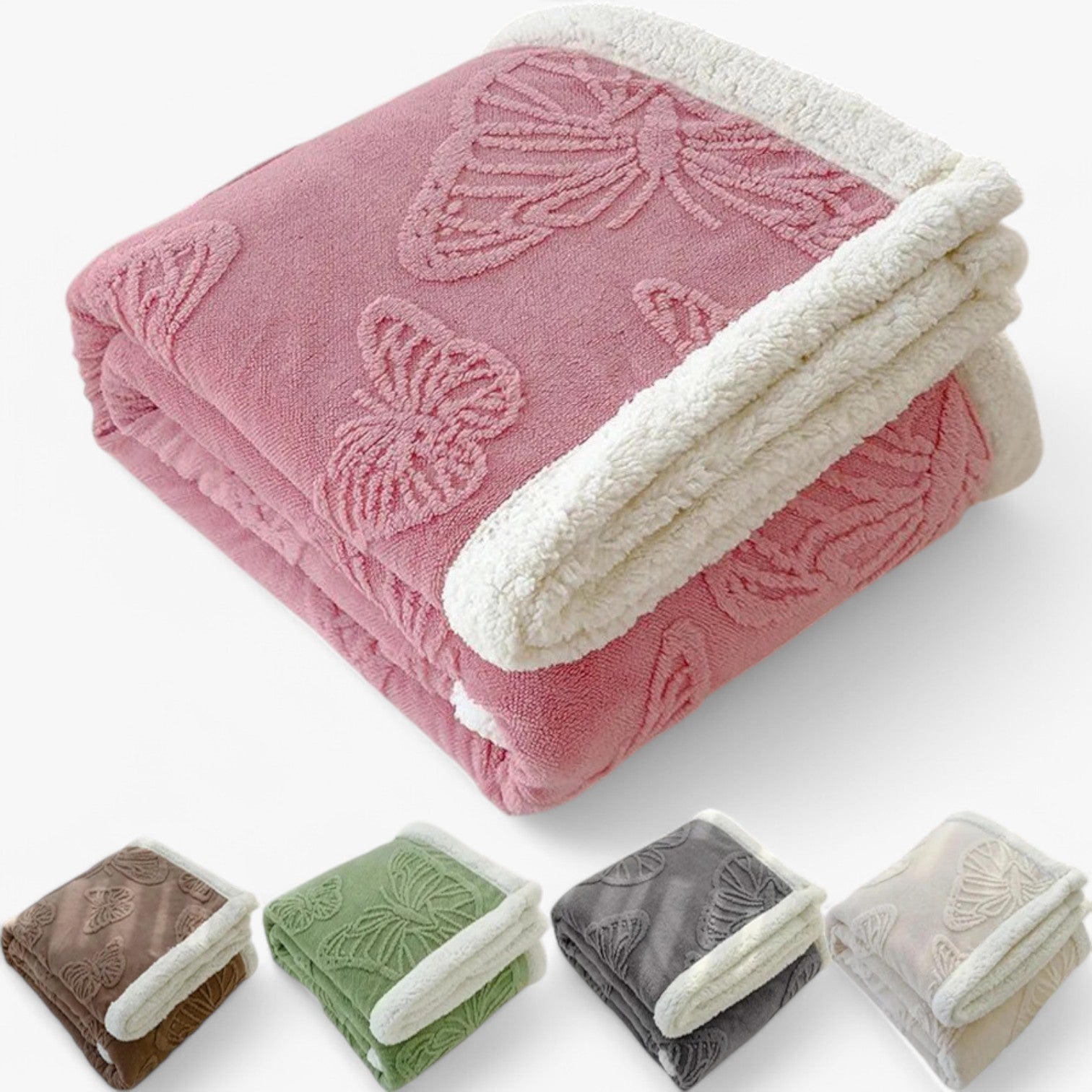 Fenna | Coperta in morbido fleece corallo – Calore & comfort - - bedroom Home - Concept Palermo