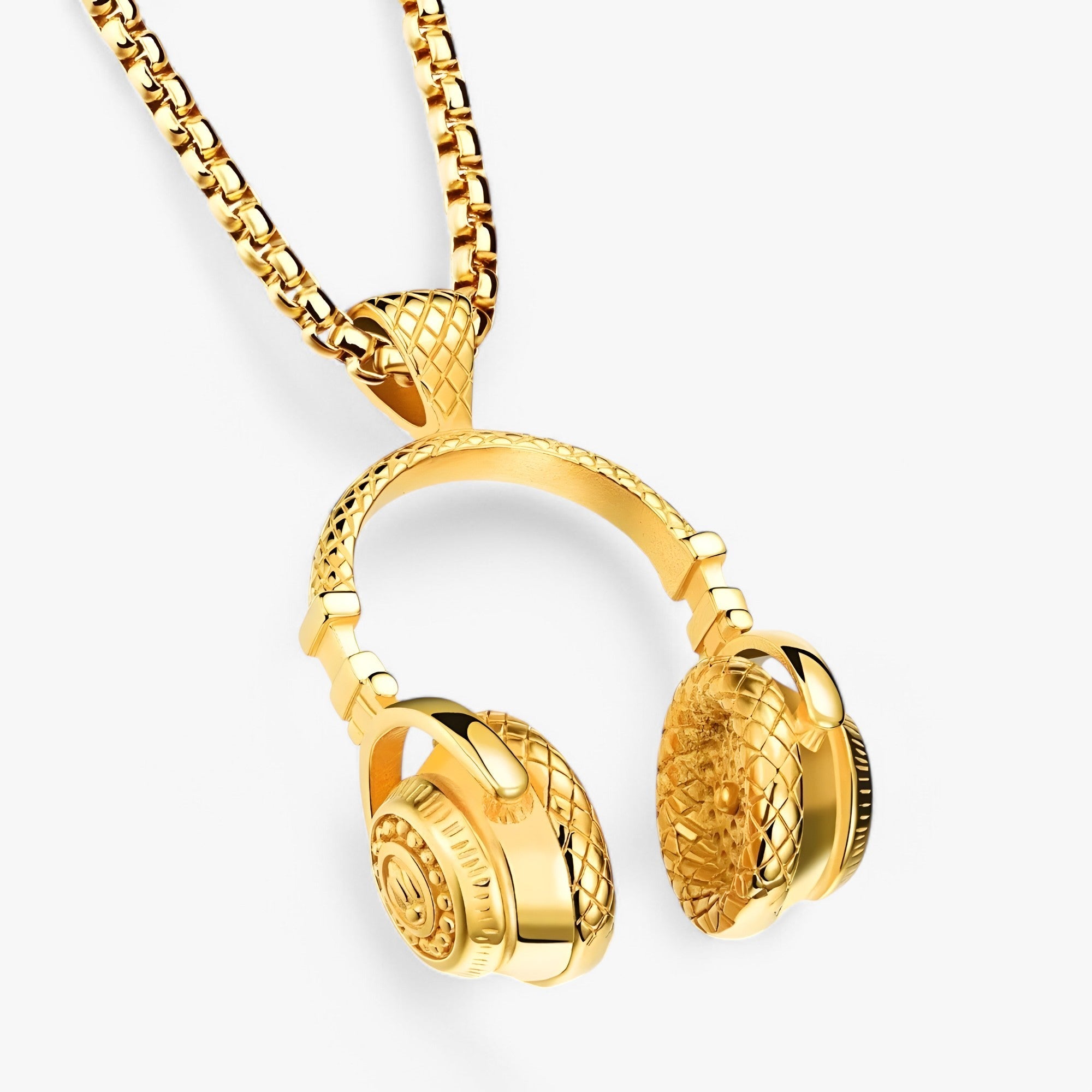 Jaxon | Catena per cuffie punk – Dichiarazione cool e alla moda - Colore oro - Necklace necklace for men NECKLACES - Concept Palermo