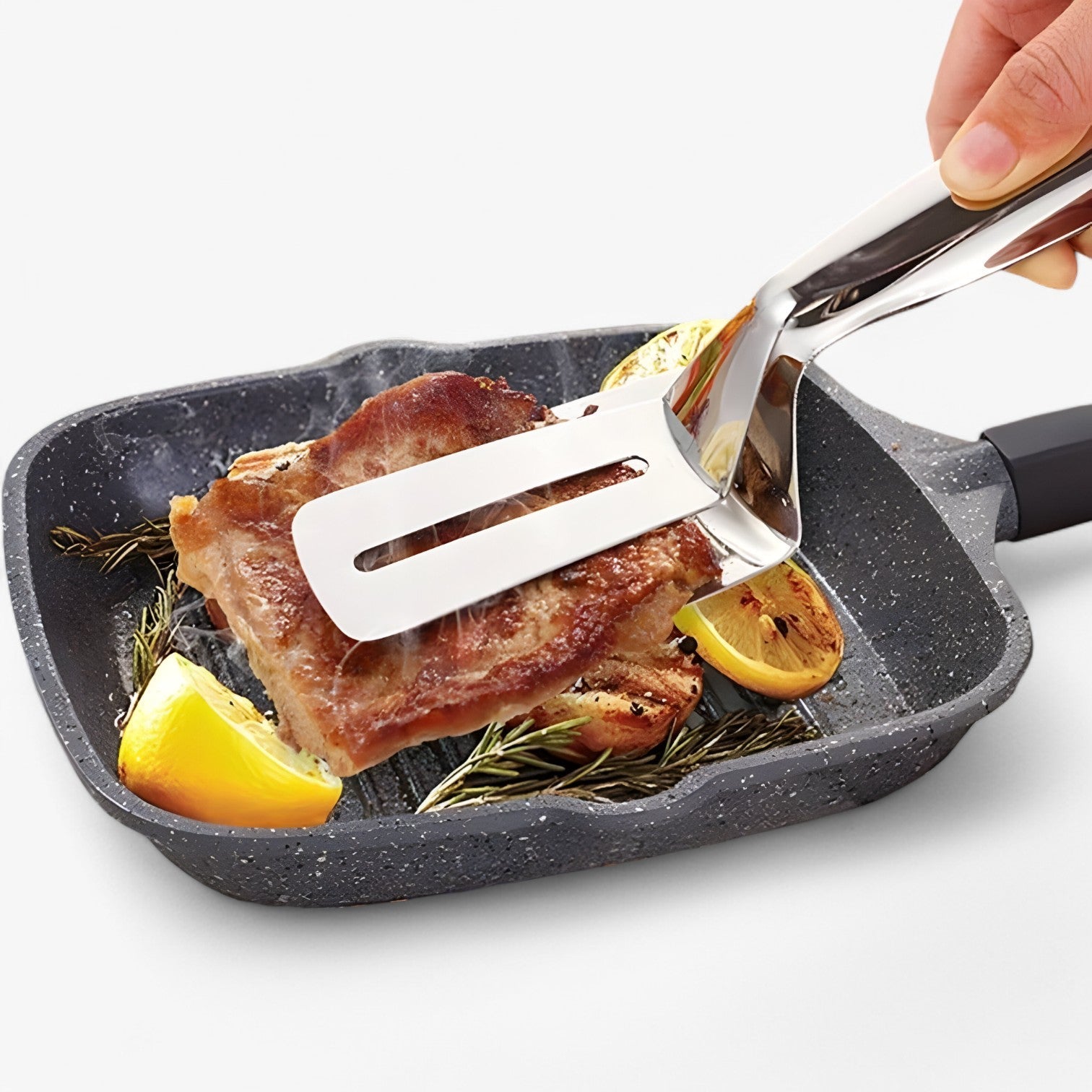 Alfie | Spatola in acciaio inox - antiscivolo e versatile per una grigliatura perfetta - - Home Kitchen kitchen tools - Concept Palermo