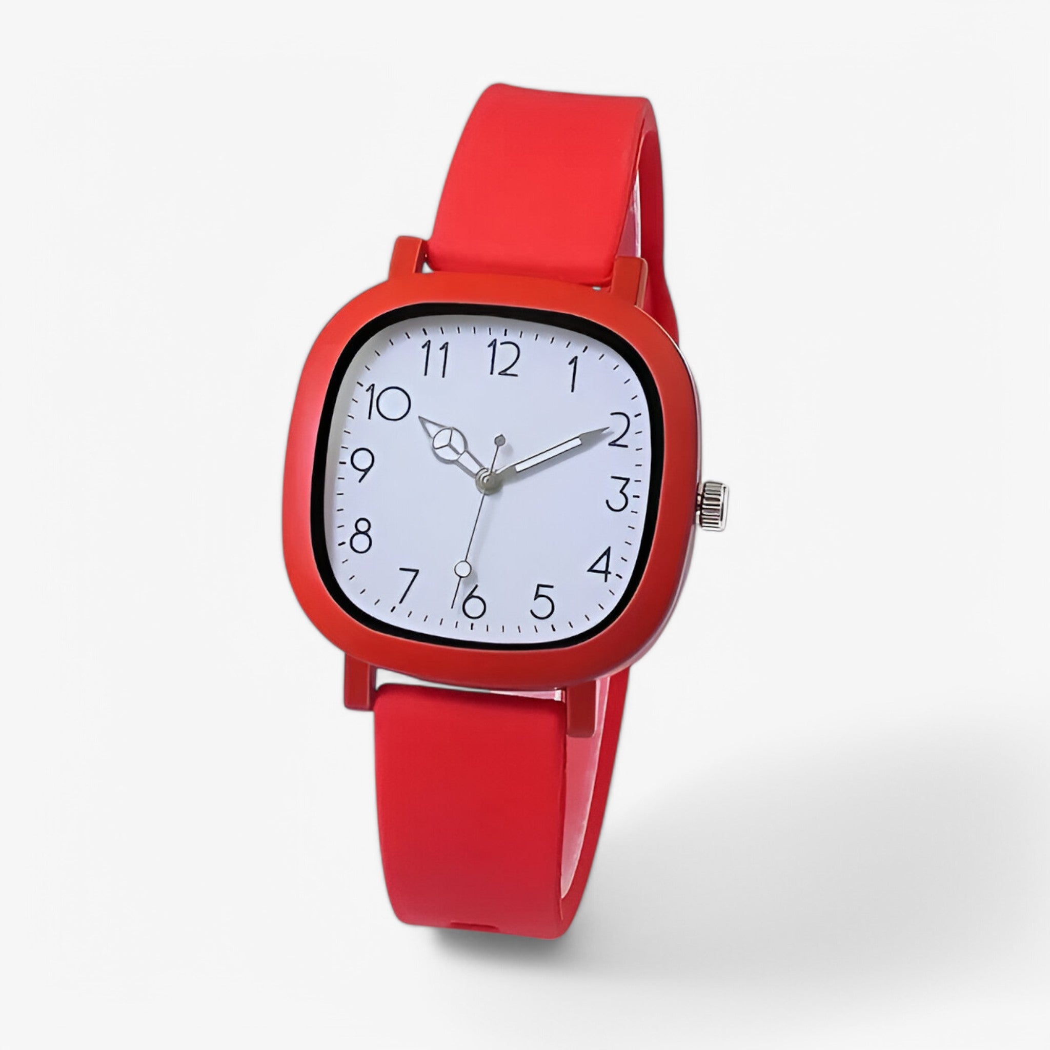 Tamar | Orologio da donna in silicone al quarzo perfetto come regalo - Rossa - female watch watch for women - Concept Palermo