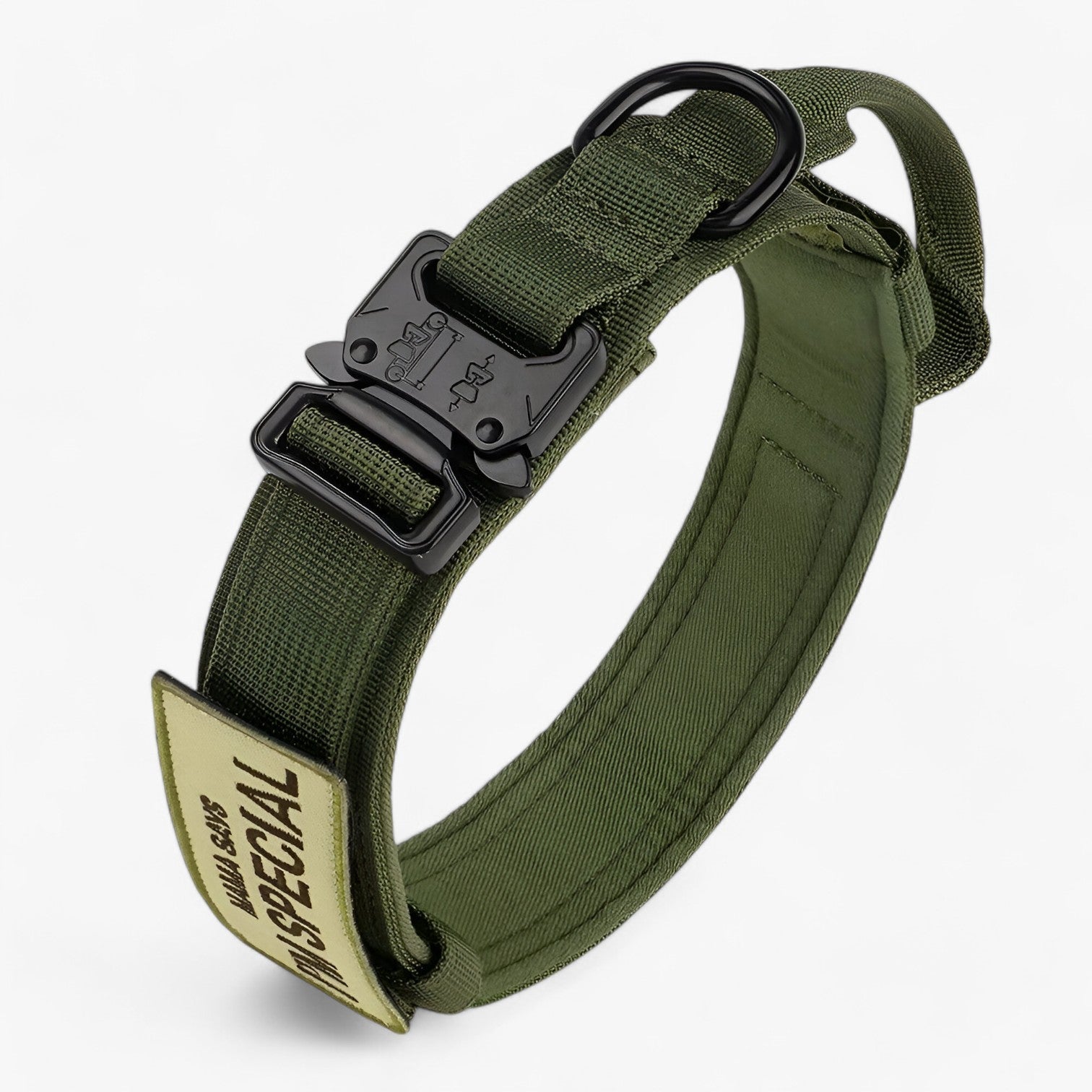 Brodie| Collare tattico per cani con manico per addestramento - Set Verde - Dog Collar DOG SUPPLIES - Concept Palermo