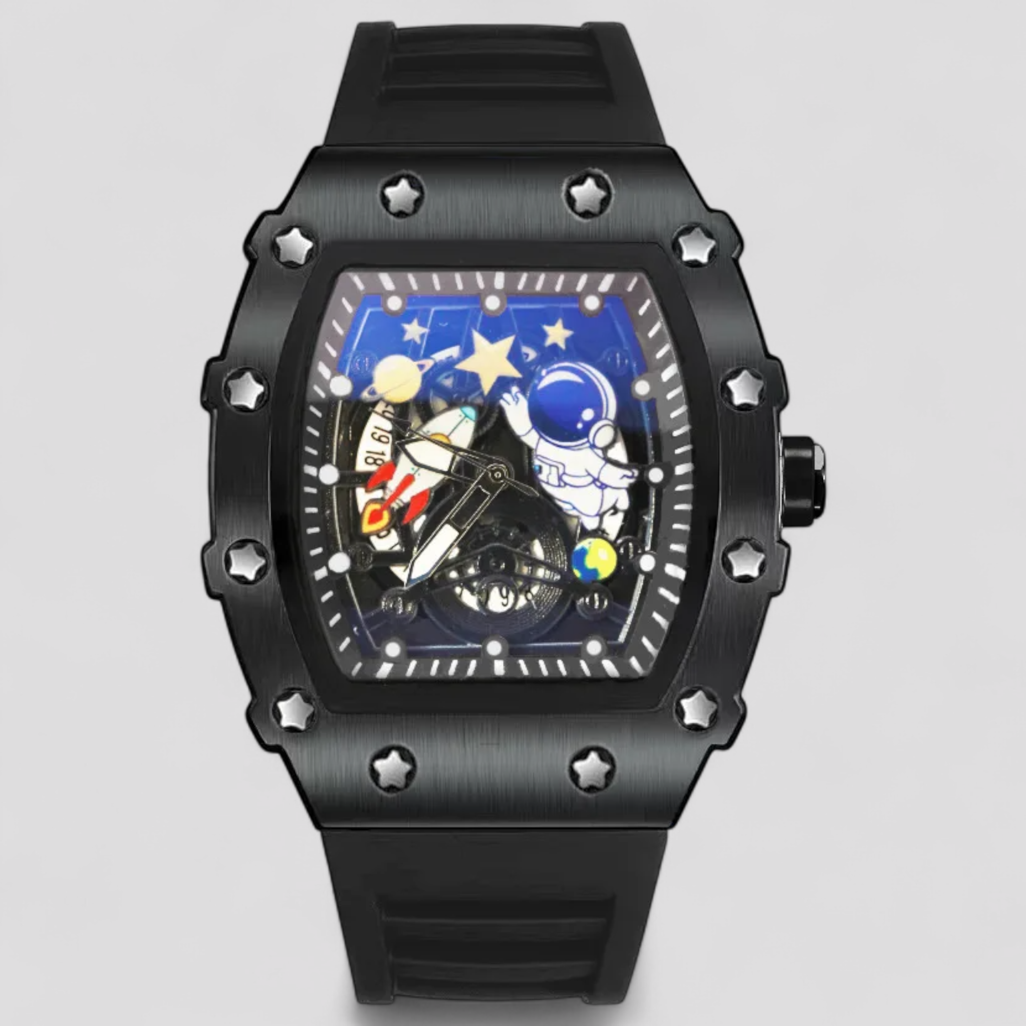 Kian | Orologio Meccanico Estivo Personalizzato - Nero - watch for men watch for women WATCHES FOR MEN - Concept Palermo
