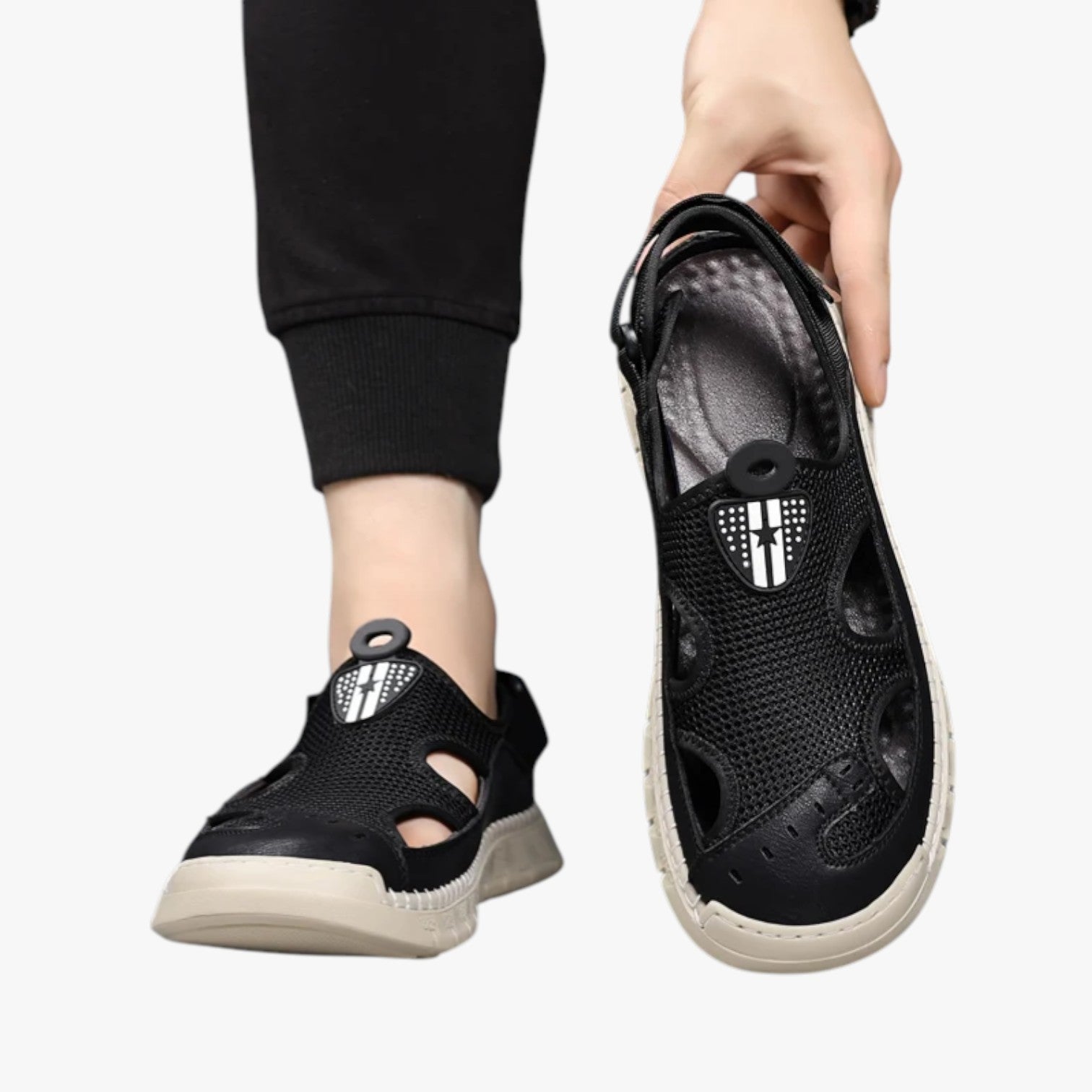 Aaron | Scarpe Estive Uomo Traspiranti, Antiscivolo e Ultra Comode - - breathable sandals casual sandals walking sandals - Concept Palermo