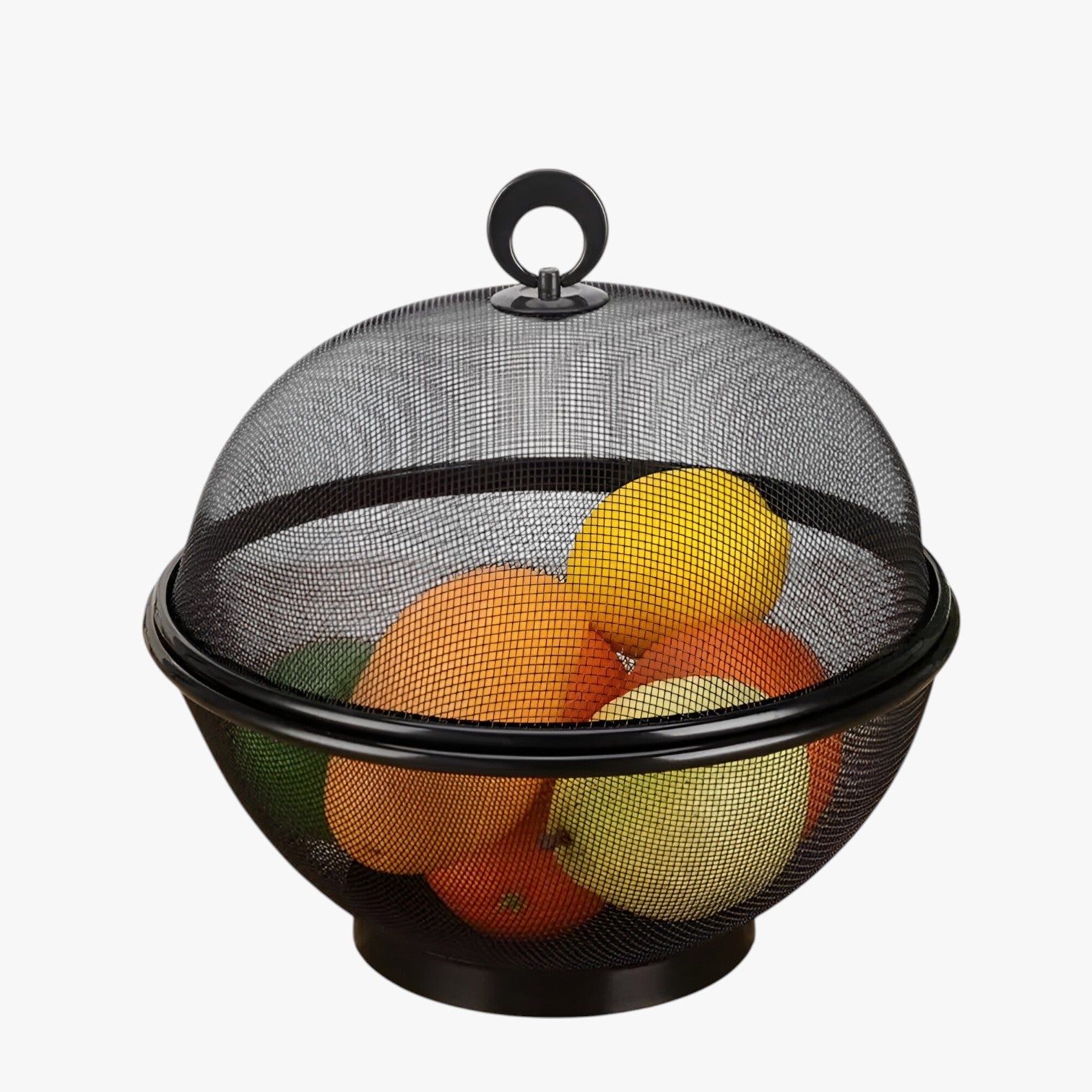 Edith | Vliegvrij & Ruim: Ciotola per frutta in acciaio inox con coperchio e grande capacità - - Kitchen kitchen accessory kitchen tools - Concept Palermo