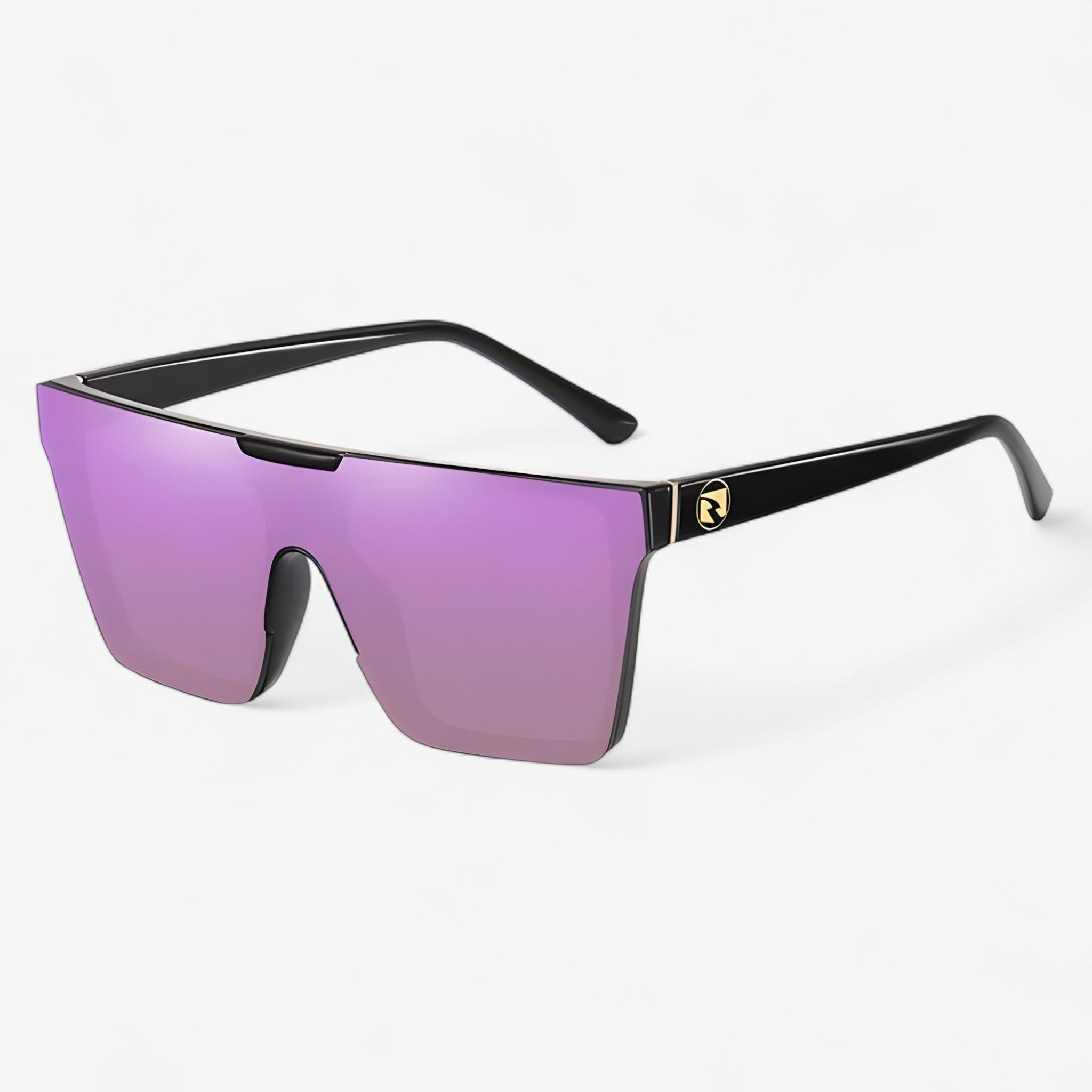Eldar | Occhiali da sole monoblocco di lusso - Nero Porpora - Fashion Sunglasses men sunglasses polarized mens sunglasses Polarized man sunglasses Sunglasses sunglasses polarized men - Concept Palermo