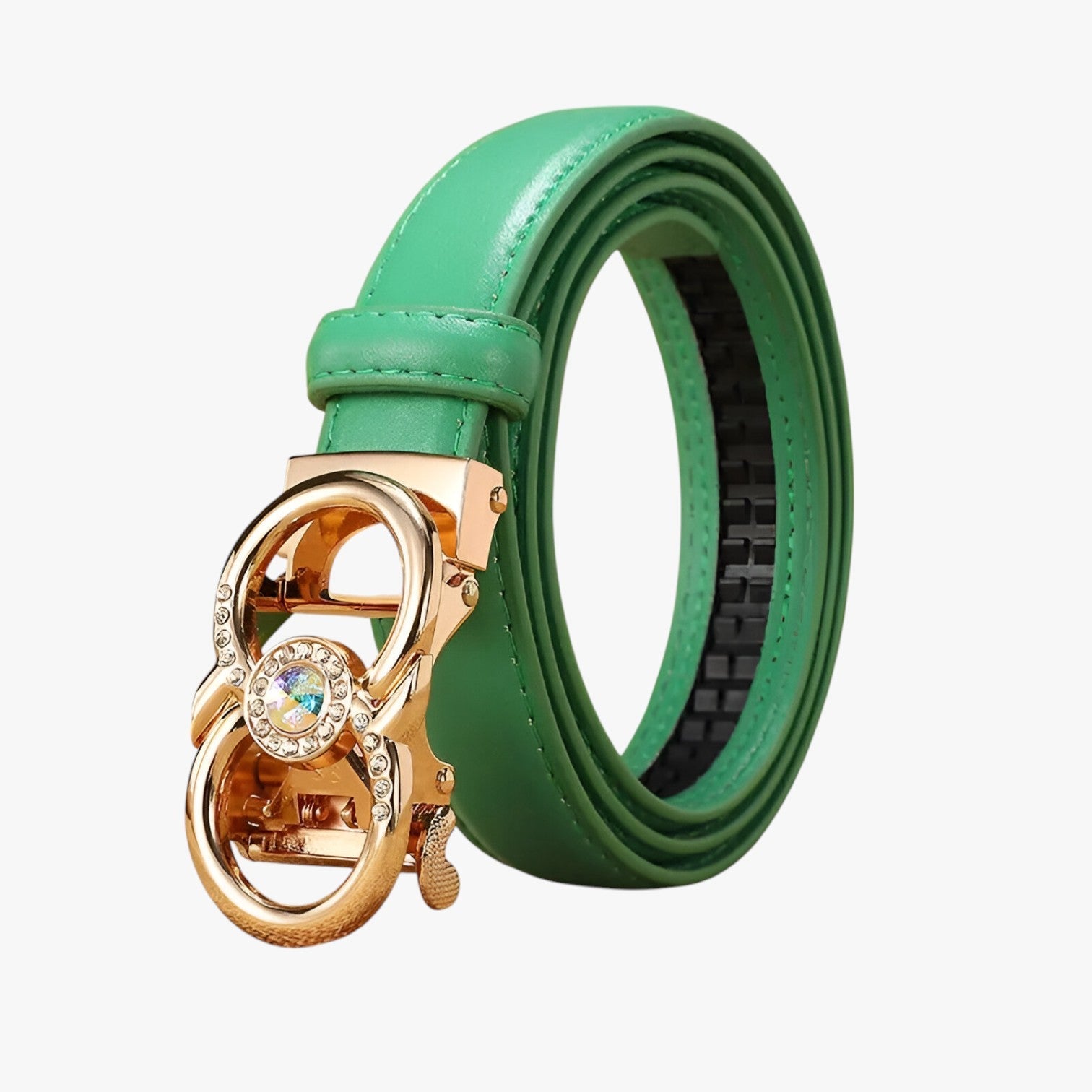 Lottie | Cintura in pelle di lusso per donne – elegante e perfetta vestibilità - C-verde-1 - belt buckle women belts waist belt for women Womens belt - Concept Palermo