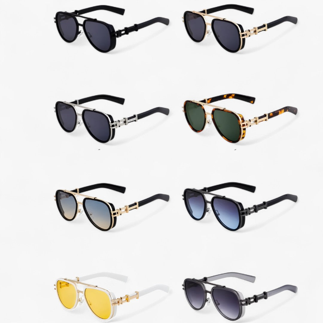 Jack | Occhiali da sole vintage in metallo stile designer - - Fashion Sunglasses men sunglasses polarized mens sunglasses Polarized man sunglasses Sunglasses sunglasses polarized men - Concept Palermo