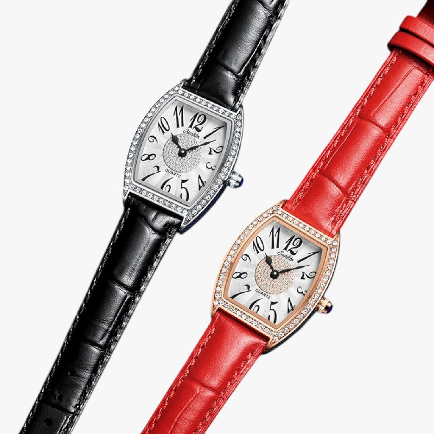Seraphina | Orologio Donna Elegante LIGE Sunkta Quarzo, Pelle, Impermeabile - - female watch ladies watch watch watch for women watches - Concept Palermo