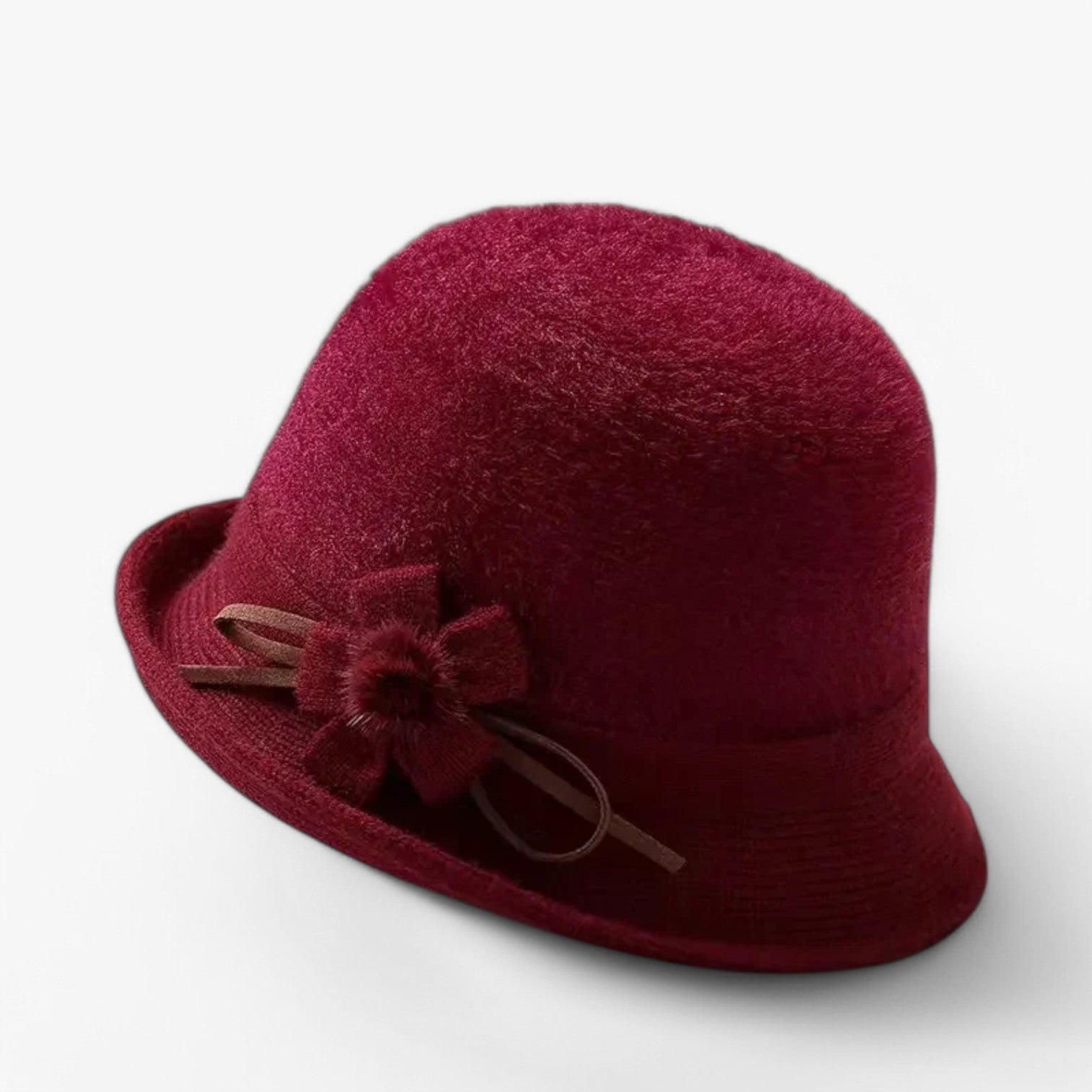 Mathilde | Elegante cappello in lana per donne – calore e stile - Rosso Vino 56-58cm - hat Hat for girls women hat - Concept Palermo