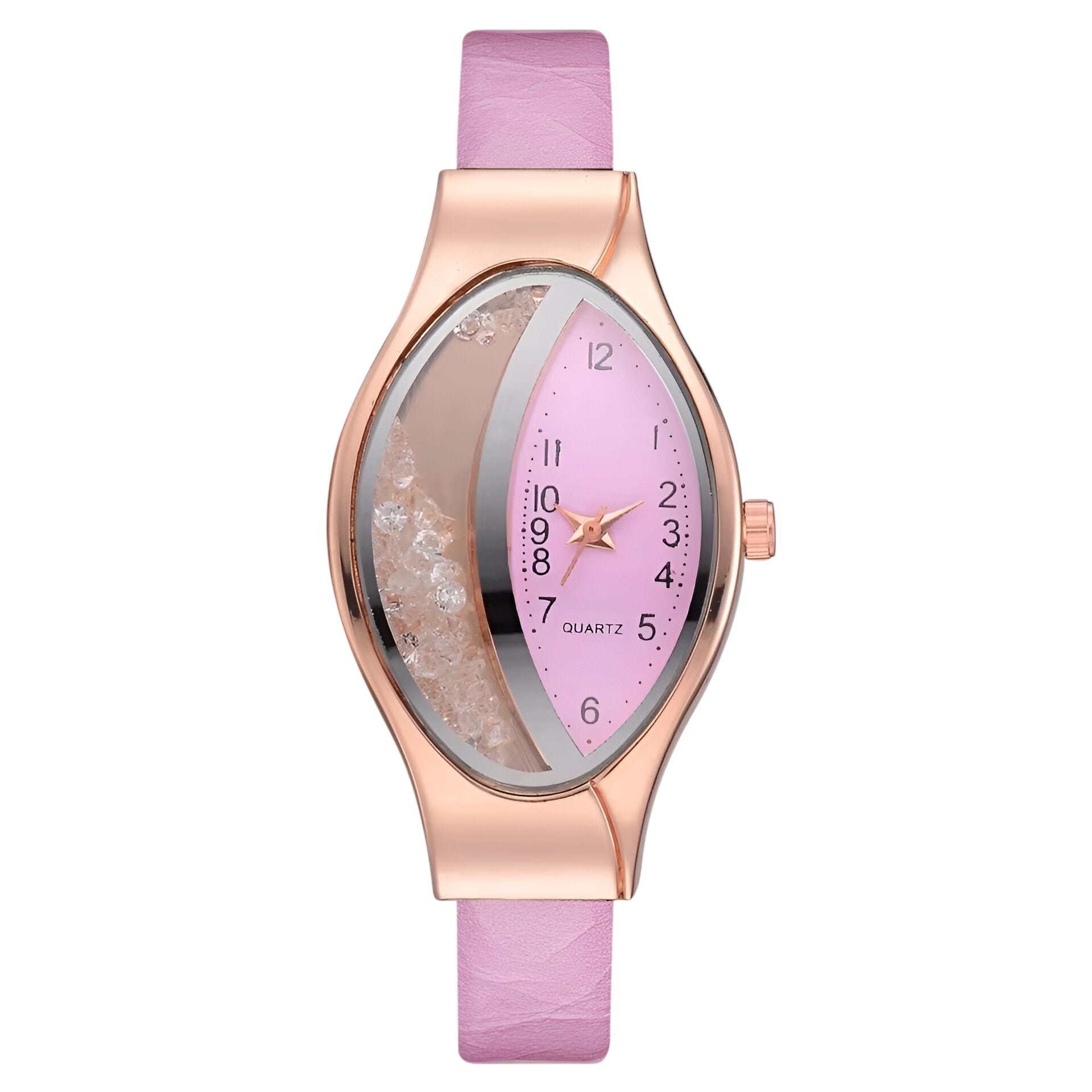 Camilla | Orologio da donna al quarzo con diamanti di lusso - Rosa - female watch watch for women - Concept Palermo