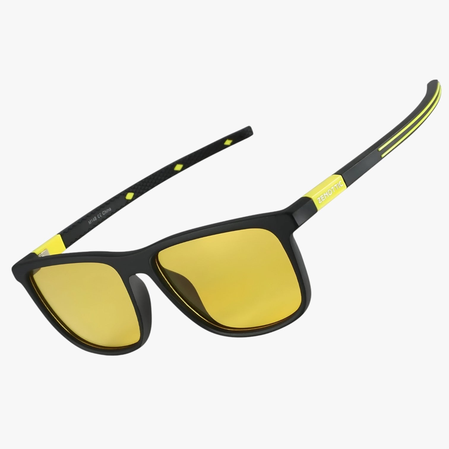 Landyn | Occhiali da sole quadrati polarizzati – protezione UV leggera - Lente per visione notturna ZNOTTIC - mens sunglasses Sunglasses - Concept Palermo