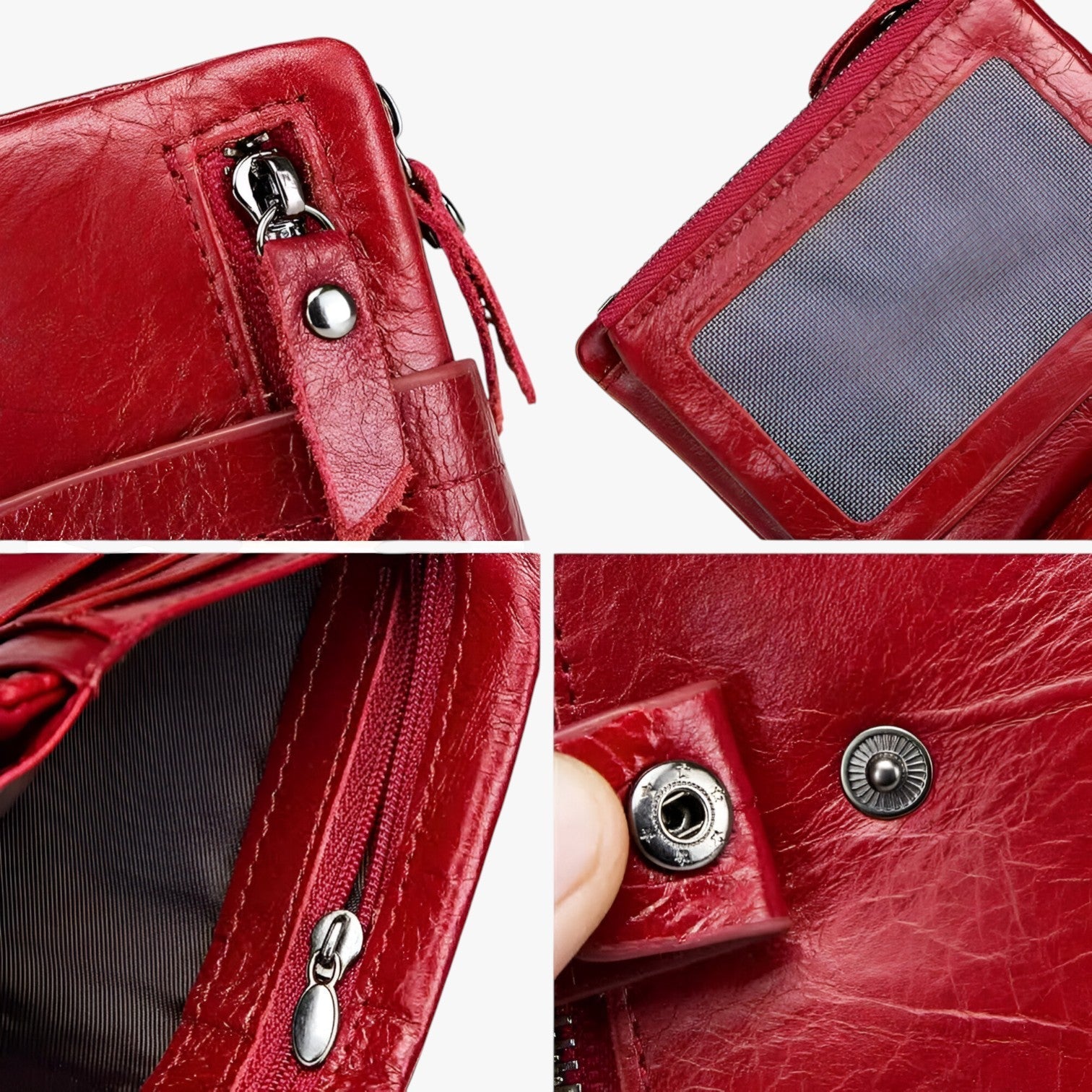 Yesenia | Portafoletta da donna in pelle di lusso - Elegante, compatto e pratico - - wallet womens wallet - Concept Palermo