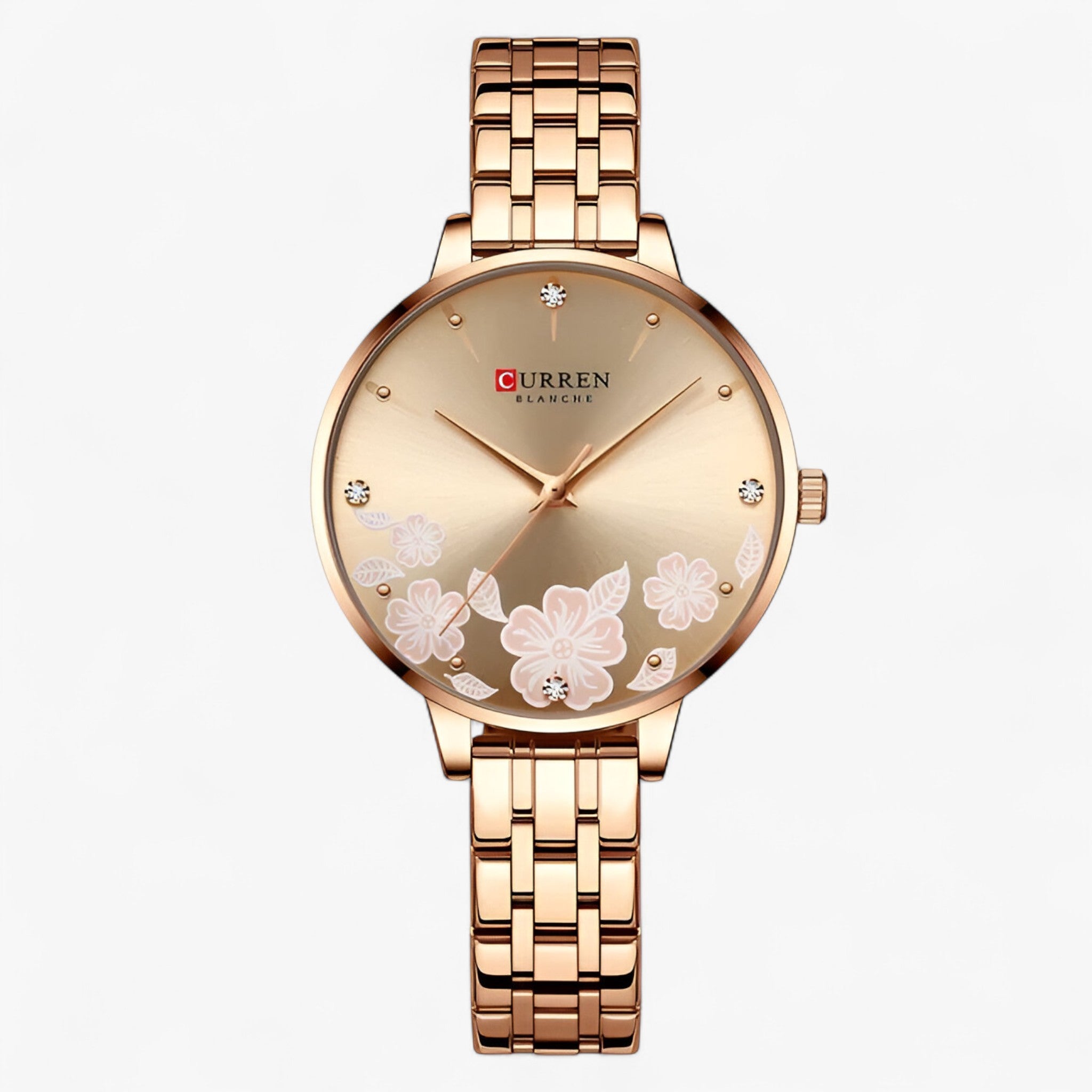 Imogen | Orologio da donna ultrasottile in acciaio inossidabile al quarzo - Rosa - female watch watch for women - Concept Palermo
