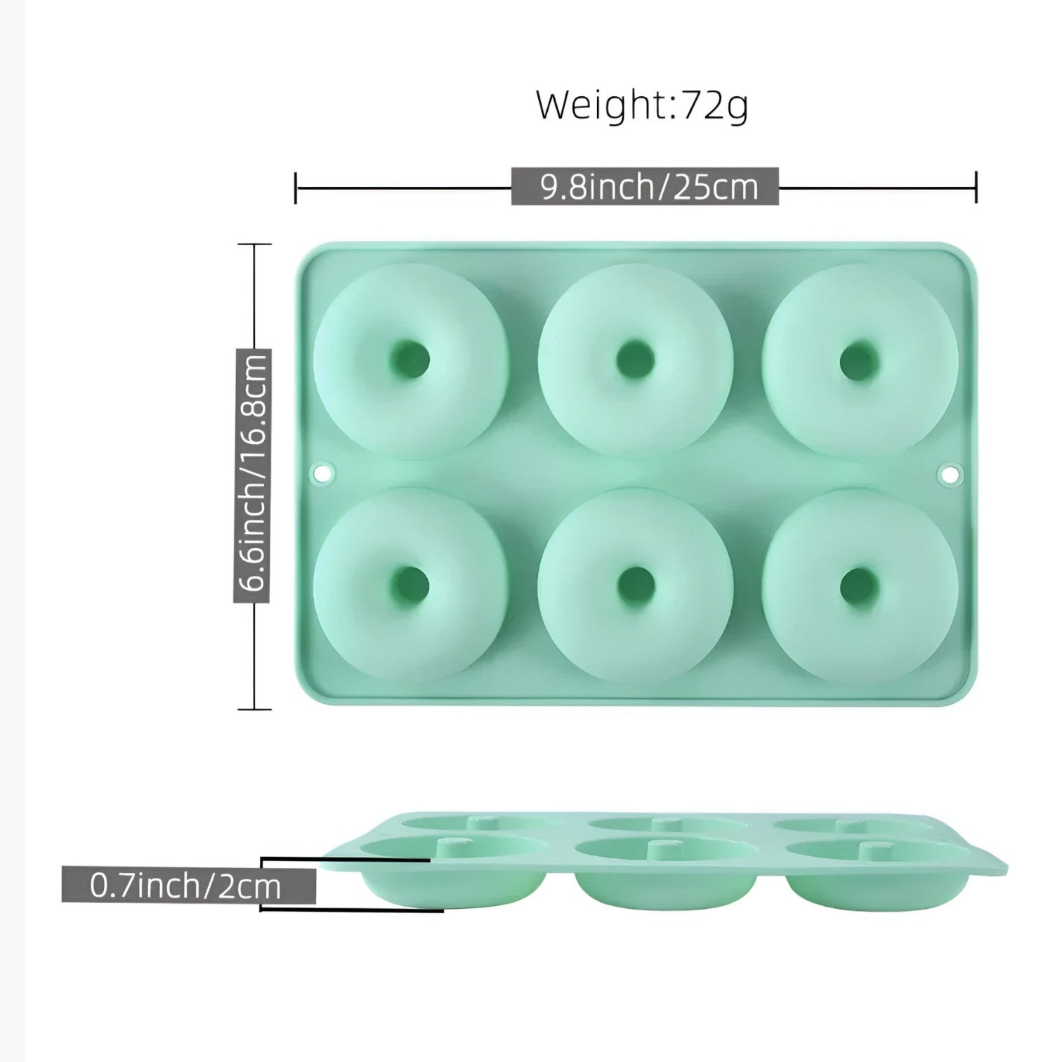 Kira | Stampo in silicone per ciambelle e dolci 6 in 1 - - Kitchen kitchen tools - Concept Palermo