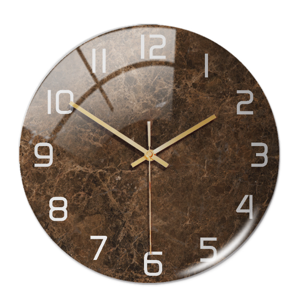 Orologio in marmo senza tempo - Marrone - clocks - Concept Palermo