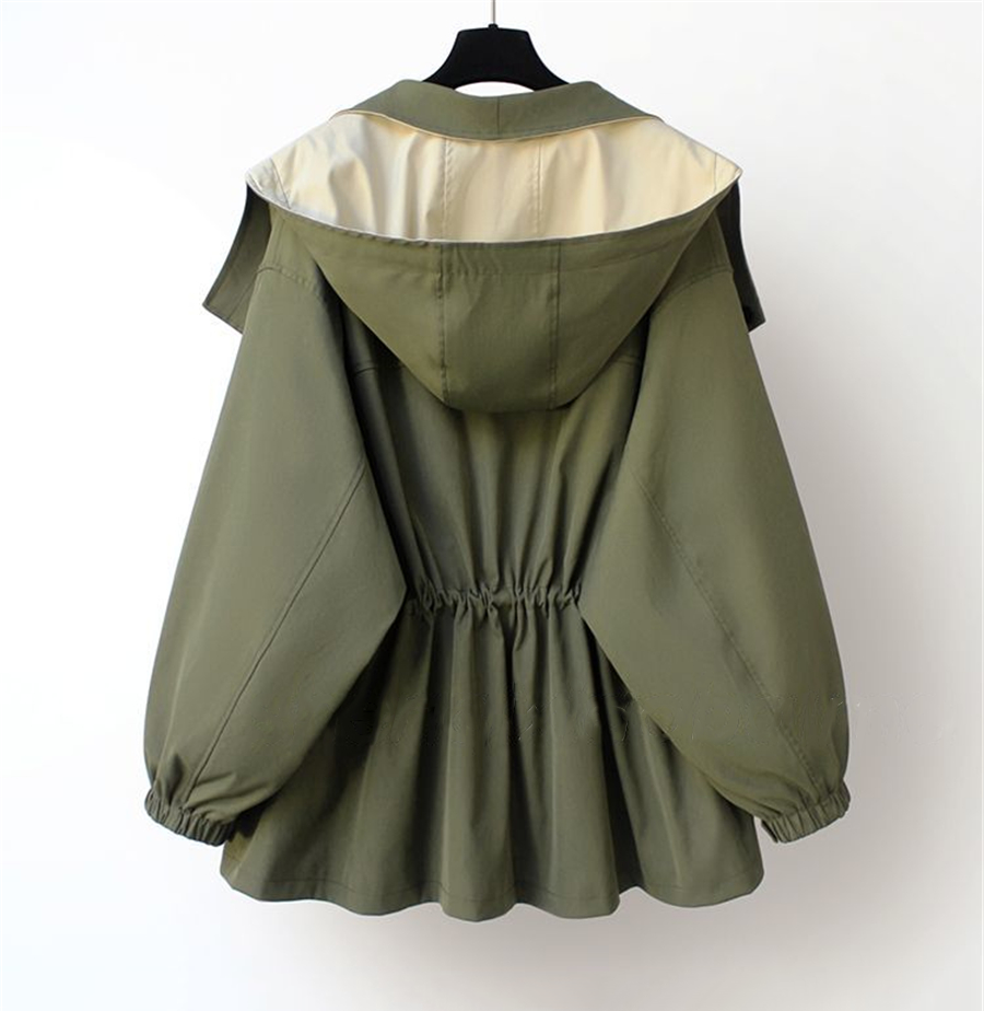 Aurora - Overdimensioneret patchwork capuchon kamin - - Jacket jacket for men Women jackets - Concept Palermo