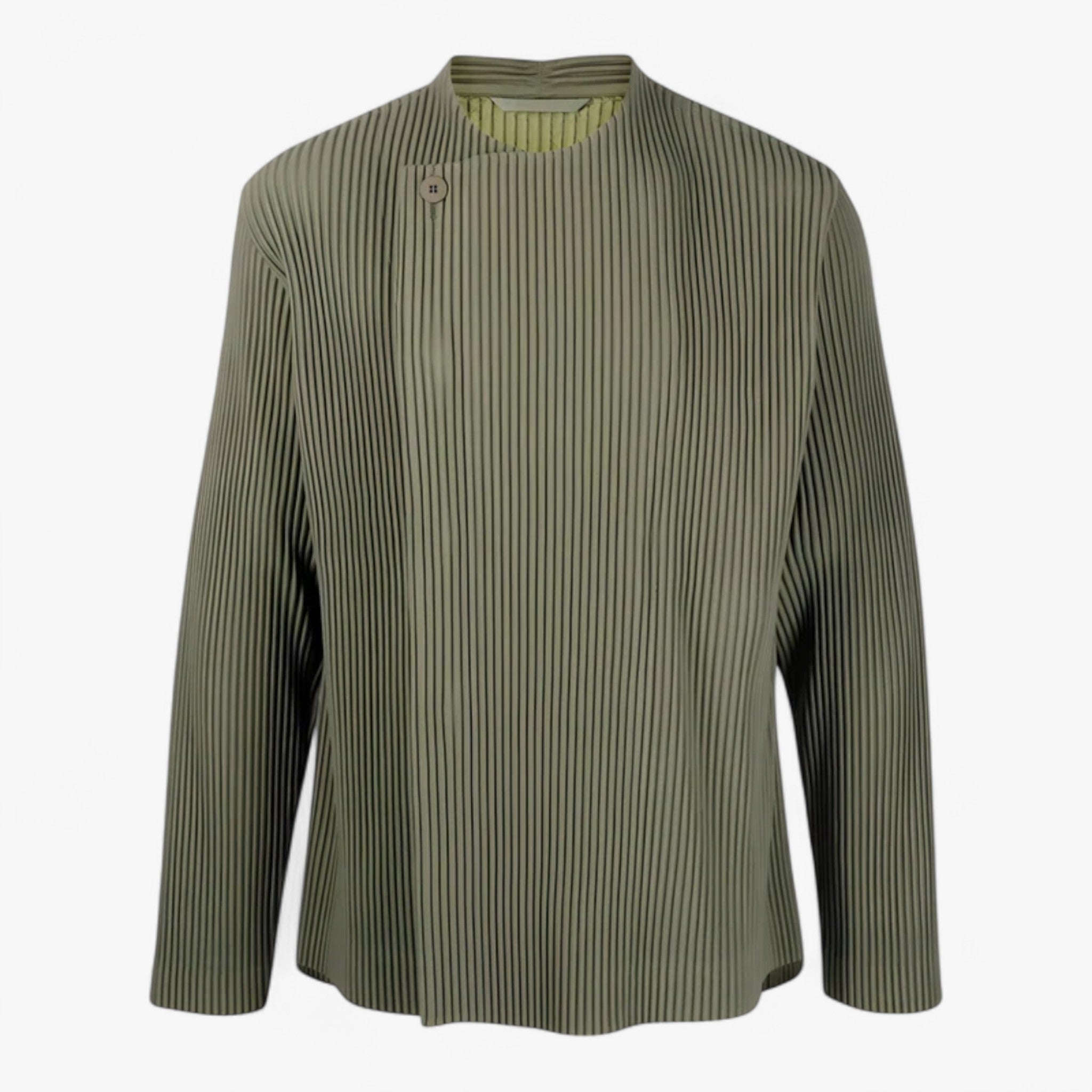 Yake | Giacca plissettata - Verde - men's top - Concept Palermo