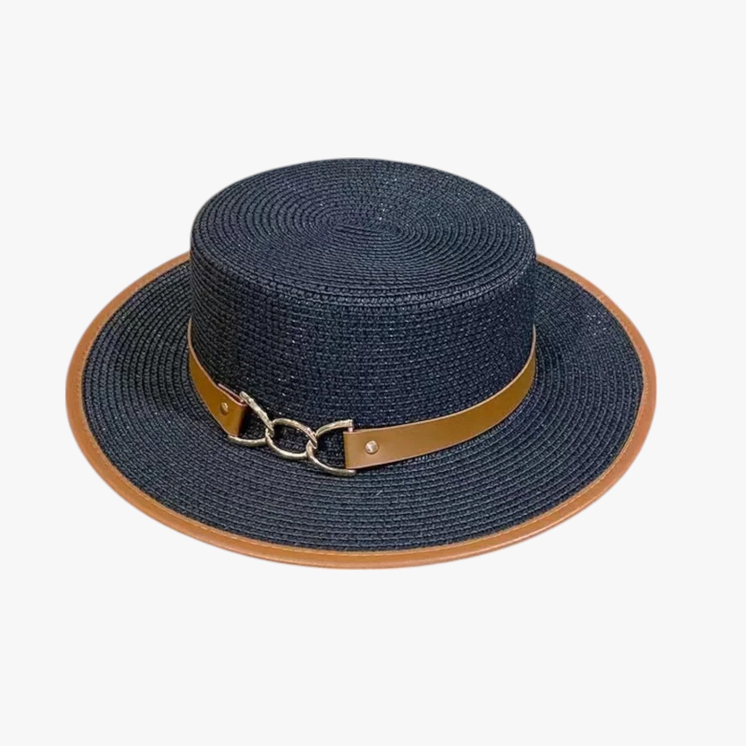 Kalani | Cappello Estivo di Paglia con Fiocco Elegante Donna - blu M 56-58cm - hat Hat for girls summer hat sun hat Sun Hats women hat - Concept Palermo
