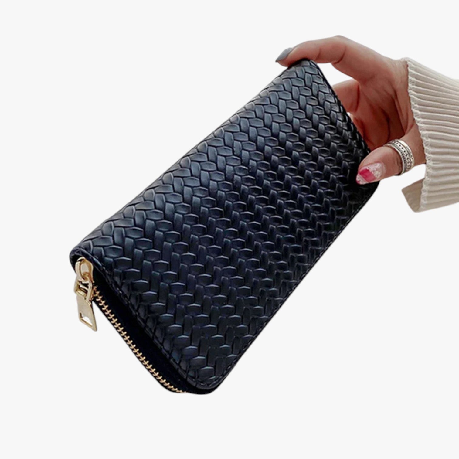 Ivory | Elegante portafoglio lungo con porta telefono e porta carte - - wallet wallets womens wallet - Concept Palermo