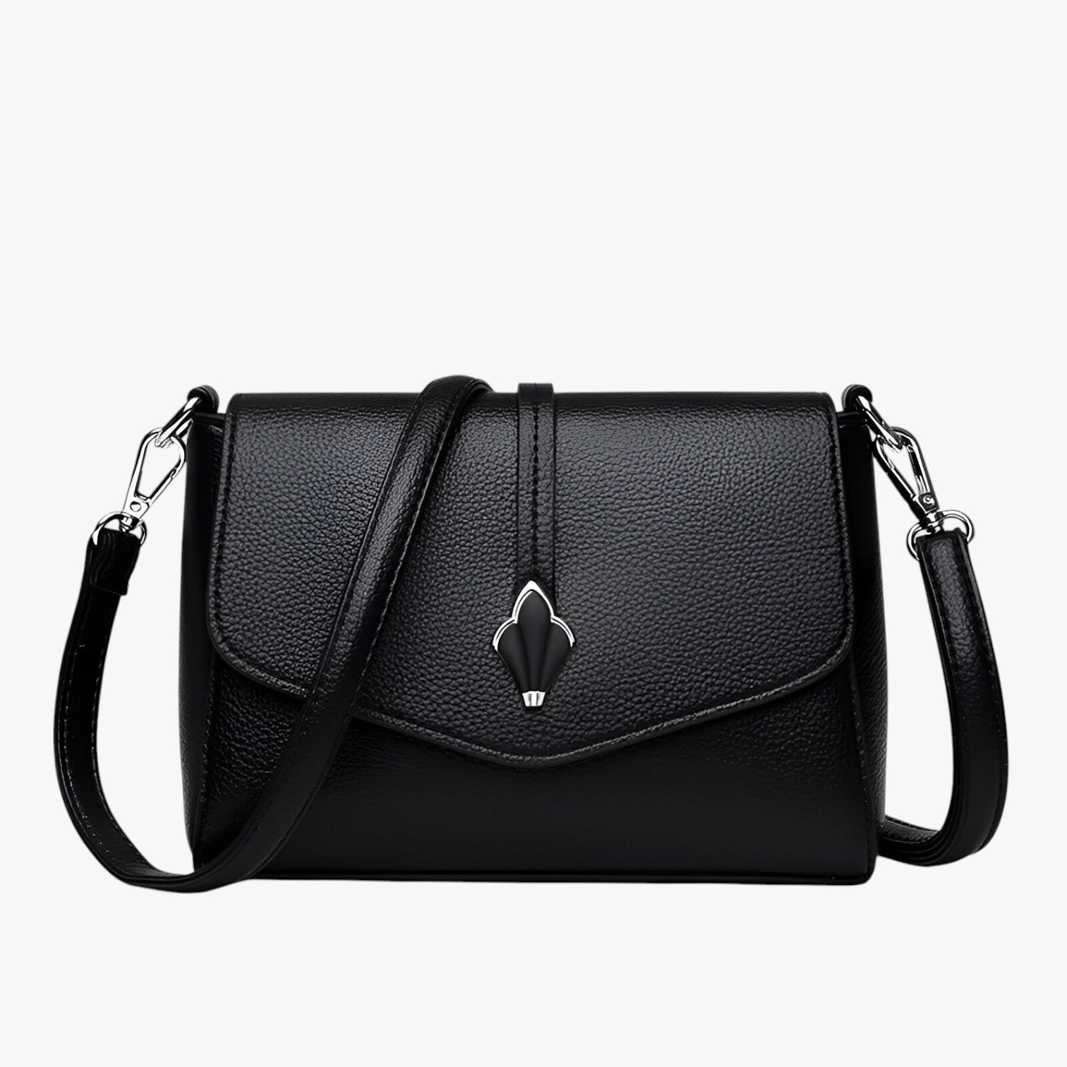 Julianna | Borsa a tracolla in pelle PU di lusso - Nero - handbags women bags Women's handbags Women's shoulder bag - Concept Palermo