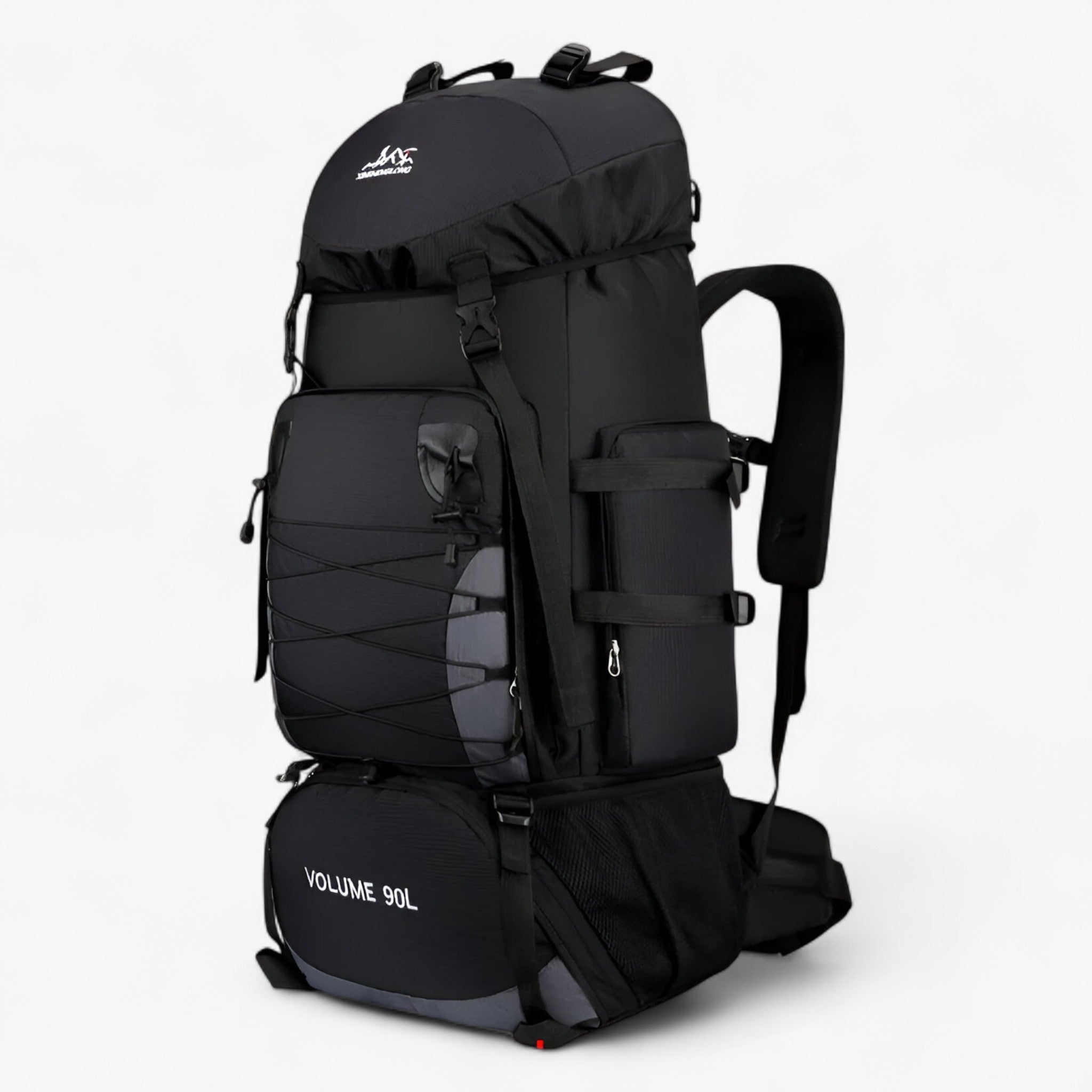 Zaino in nylon impermeabile per uomini e donne - Borsa Nera 90L - Backpack Backpacks camping backpack hiking backpack hiking backpacks - Concept Palermo
