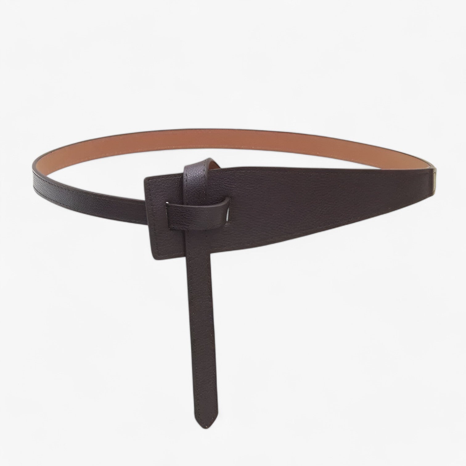 Florence | Cintura a nodo morbido per accenti stilosi - Caffè 120cm - Belts waist belt for women - Concept Palermo