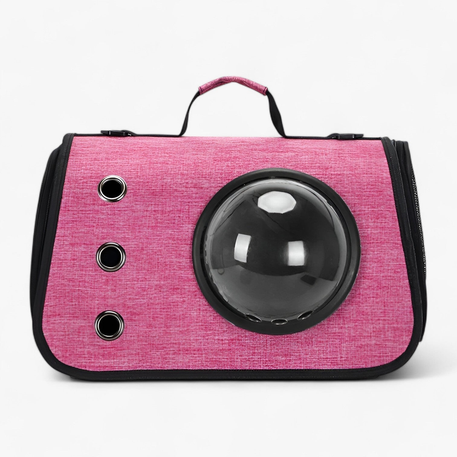 Zoë | Borsa per gatti trasparente e traspirante per viaggi - rosa come mostrare - - Concept Palermo