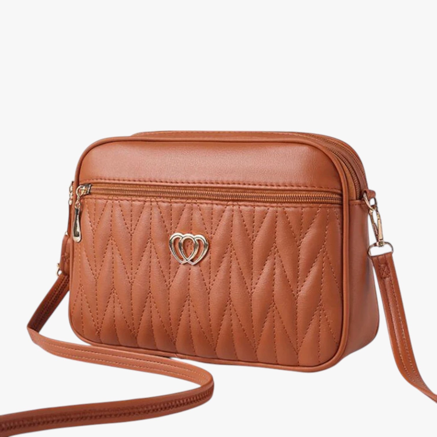Mariah | Borsa Donna 2024 in Pelle PU Morbida, Elegante e Versatile - marrone 26x7x18cm - bag Bags Shoulder & Crossbody Bags Shoulder Bags women bags - Concept Palermo