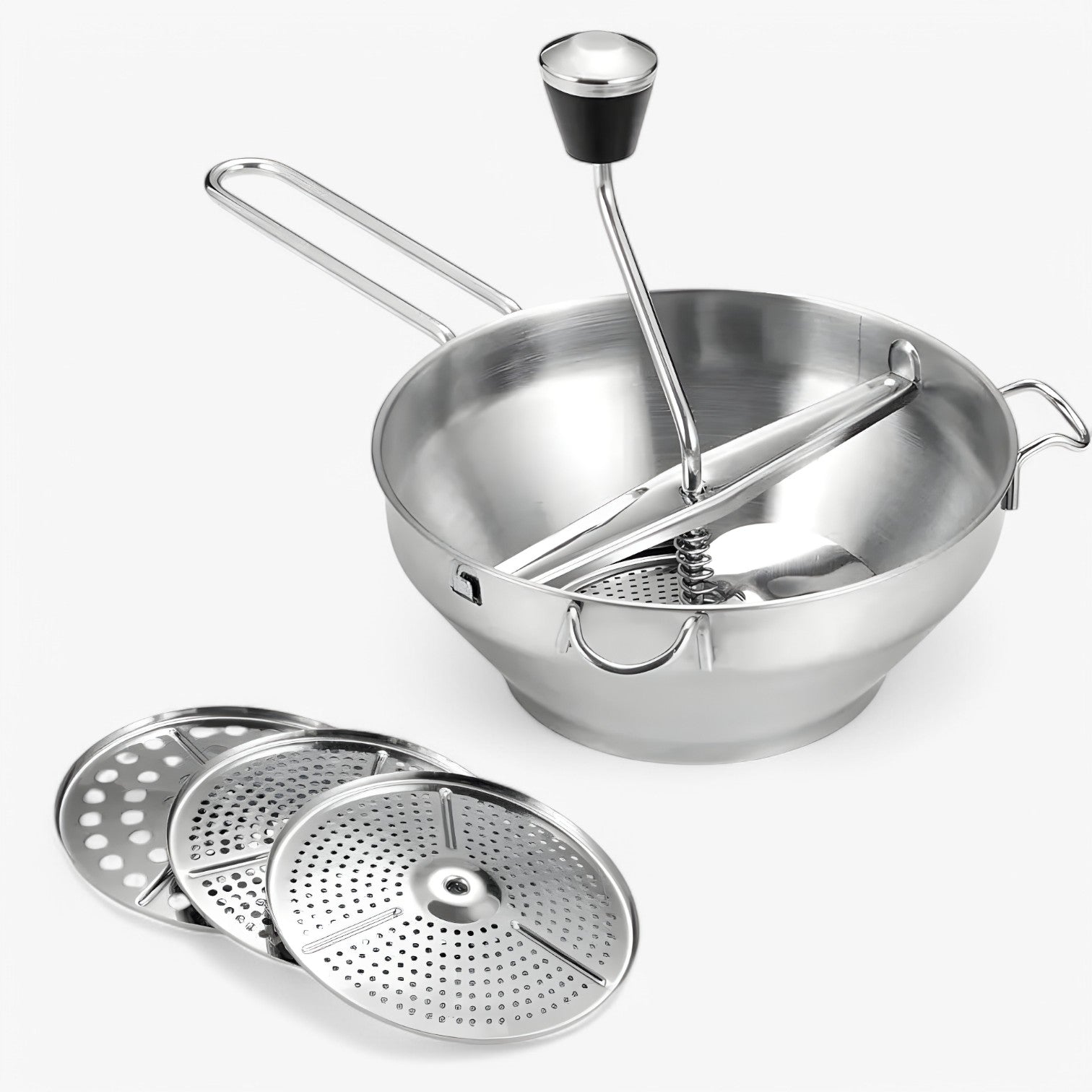 Zente | Stecco per Patate in Acciaio Inossidabile – Purè Perfetto e Altro - Argento - Kitchen kitchen accessory kitchen tools - Concept Palermo
