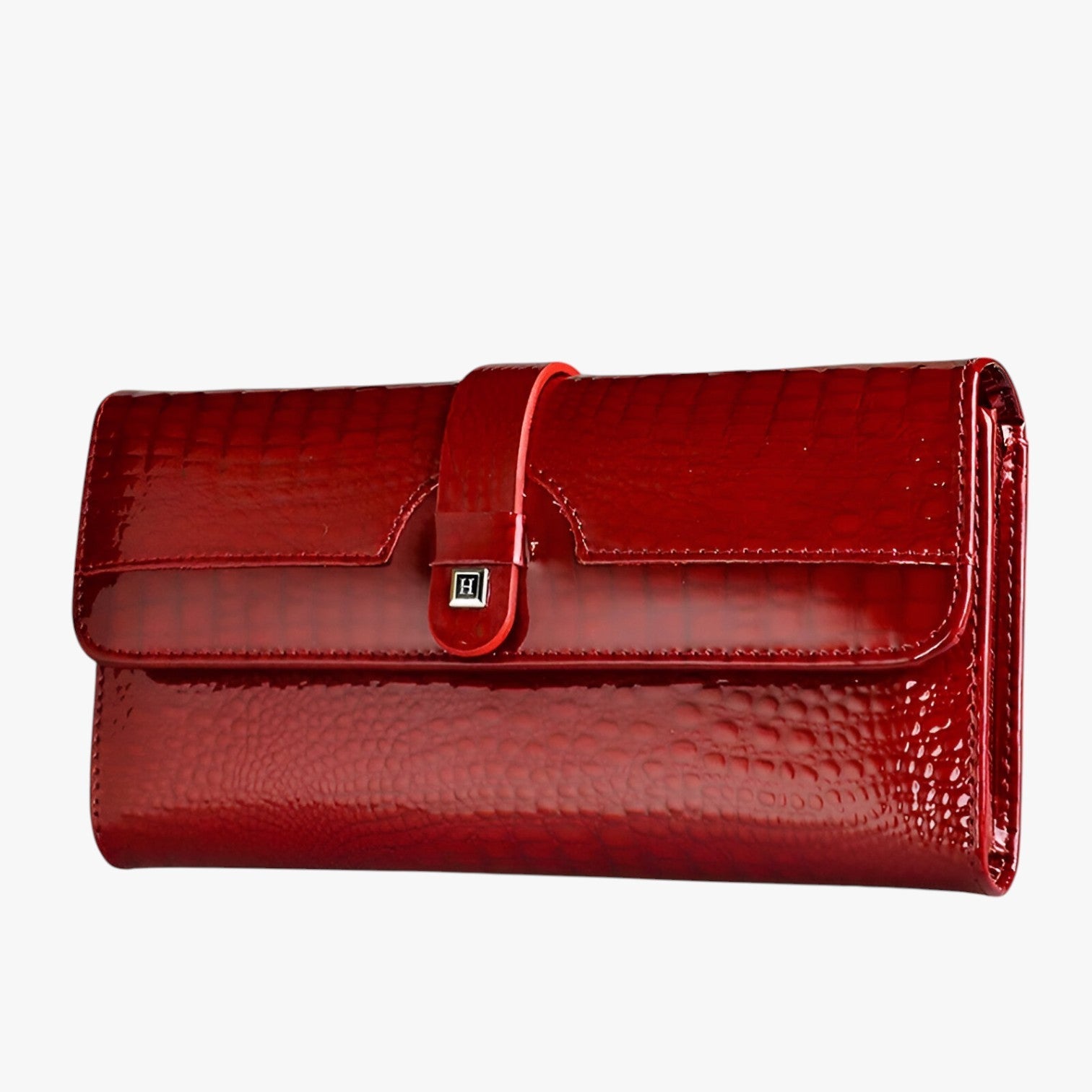 Felicia | Borsa di design di lusso – Clutch e portafoglio in pelle lucida - - wallet womens wallet - Concept Palermo