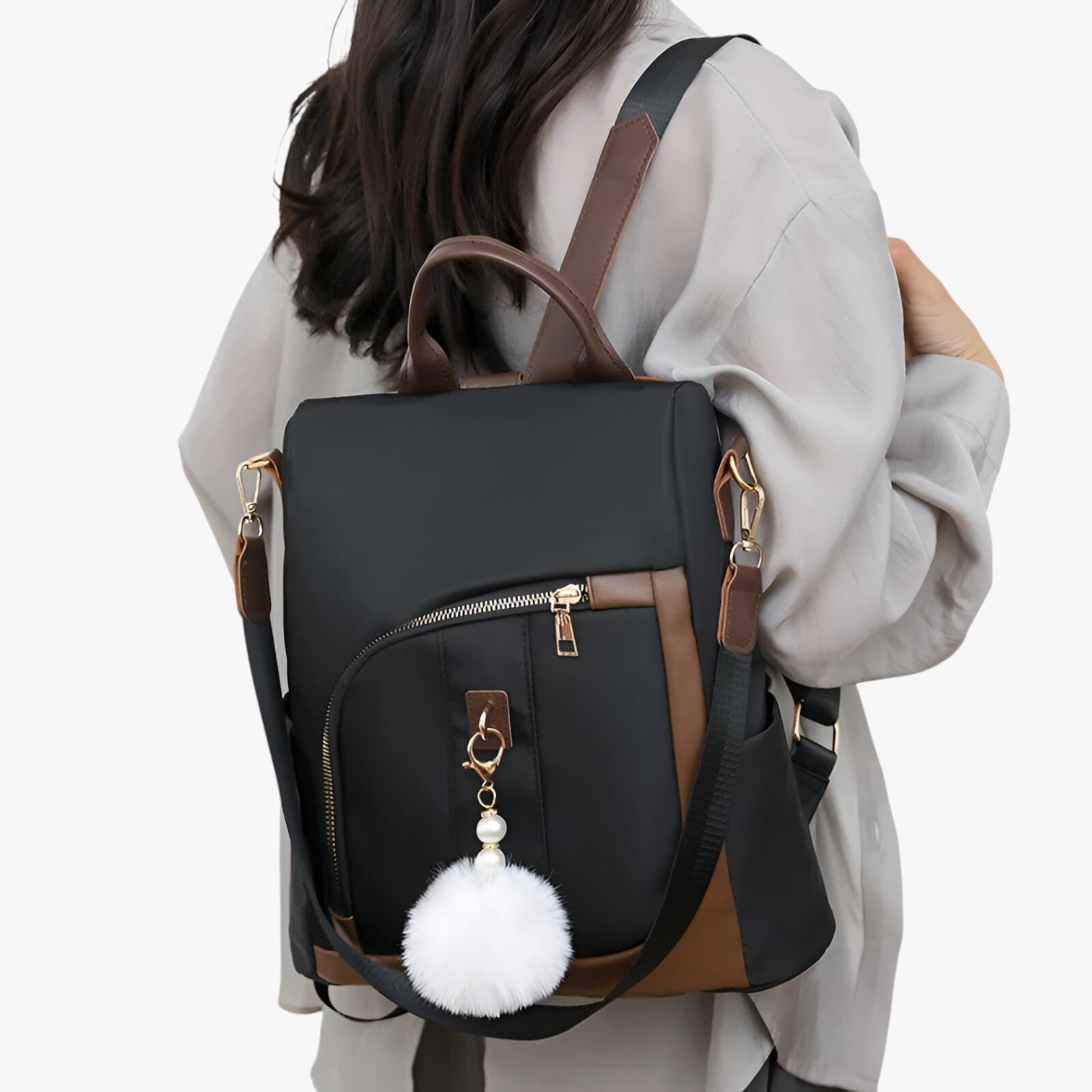 Vivian | Zaino in nylon leggero con grande capacità - - Bags handbags women bags Women's handbags - Concept Palermo