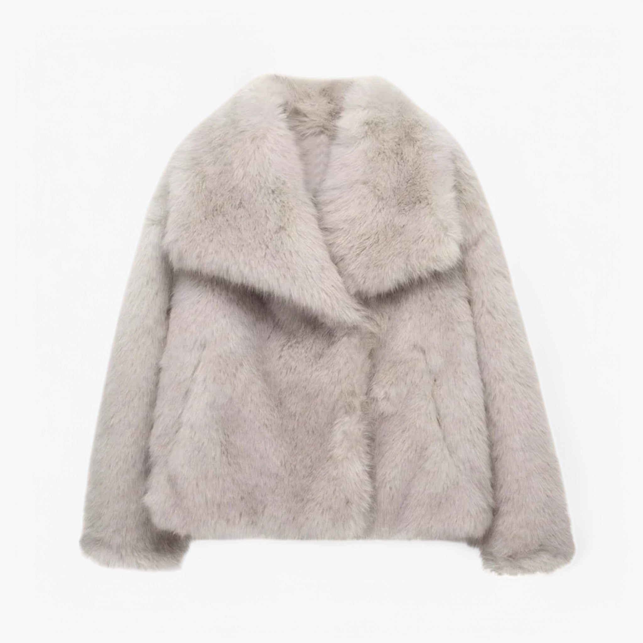 Lenna | Cappotto in pelliccia sintetica - Grigio - - Concept Palermo