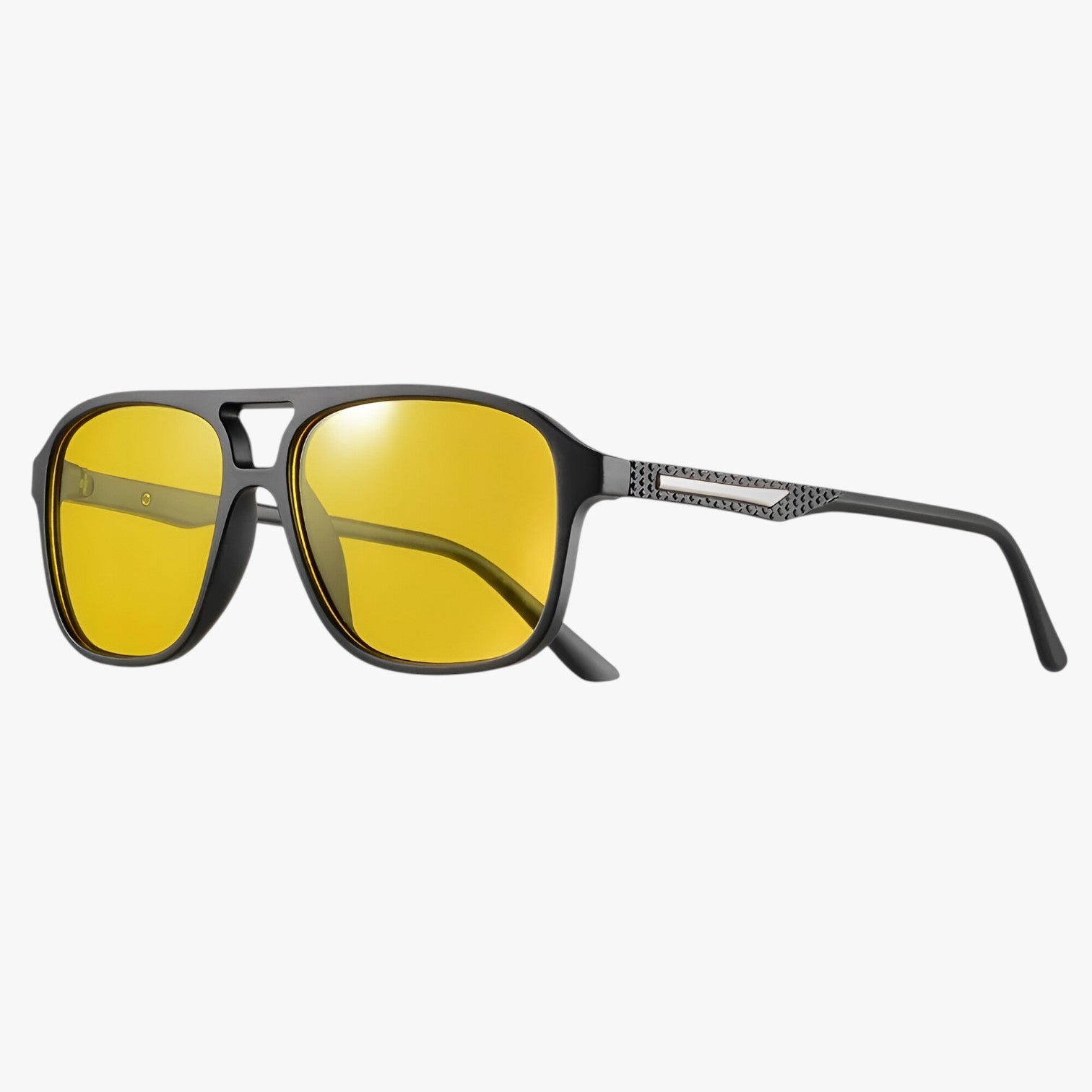 Harrison | Occhiali da sole quadrati retrò con protezione UV400 e visione notturna - C3 Visione Notturna altro - mens sunglasses Polarized man sunglasses Square Sunglasses Sunglasses sunglasses polarized men - Concept Palermo