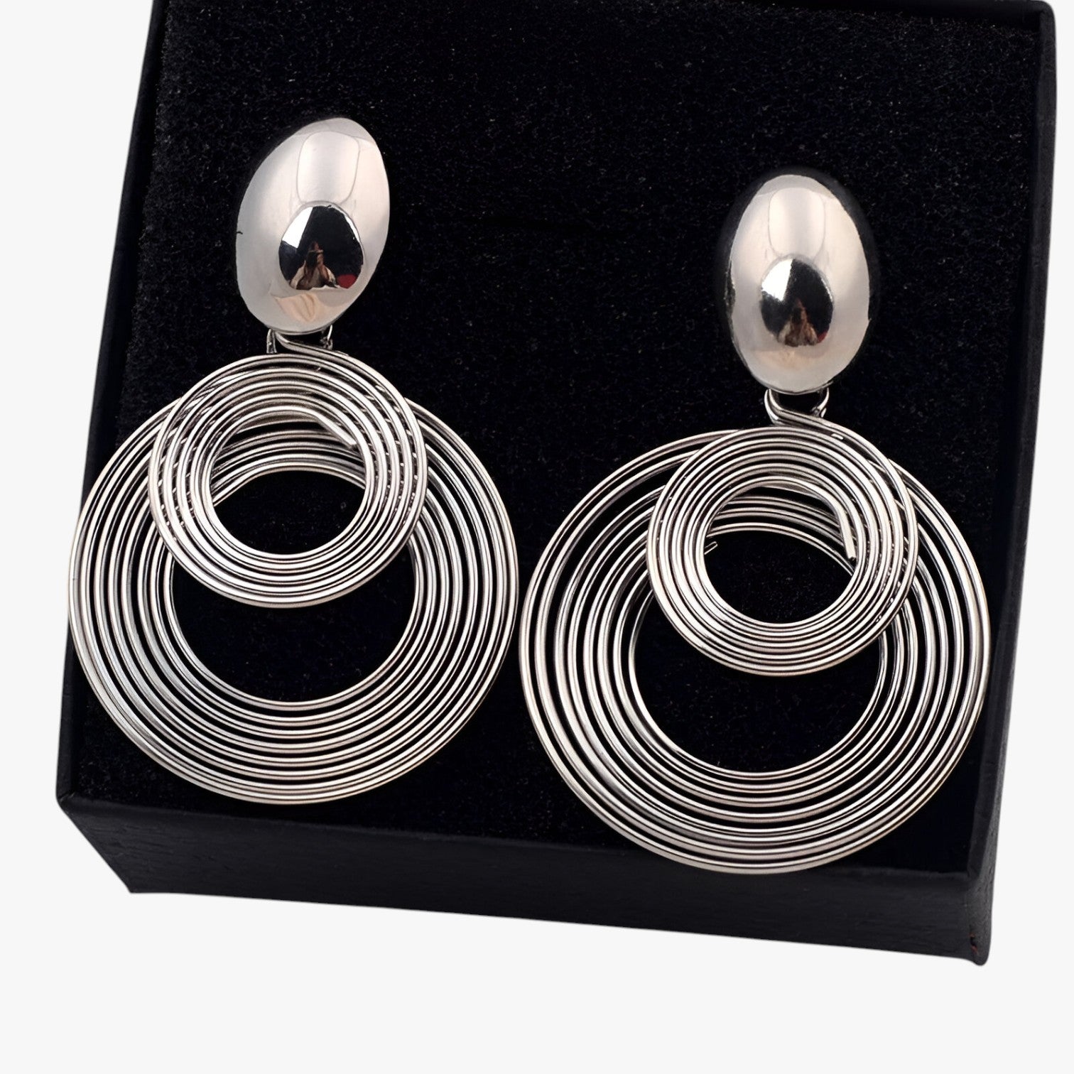 Cheryl | Orecchini geometrici oversize: eleganza moderna che illumina il tuo look - - EARRINGS Earrings for Women Girls New Fashion Earrings womens earring - Concept Palermo