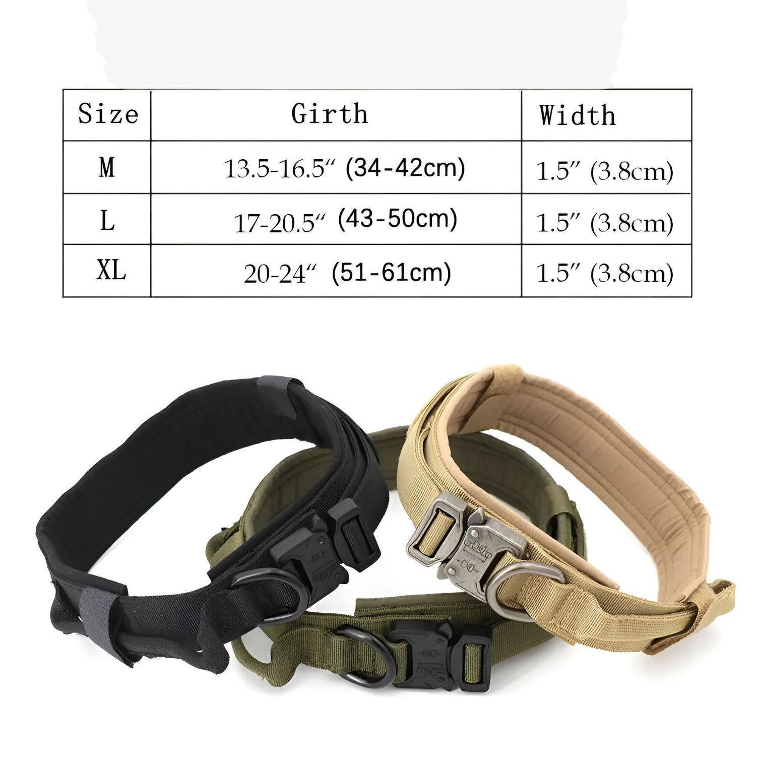 Brodie| Collare tattico per cani con manico per addestramento - - Dog Collar DOG SUPPLIES - Concept Palermo