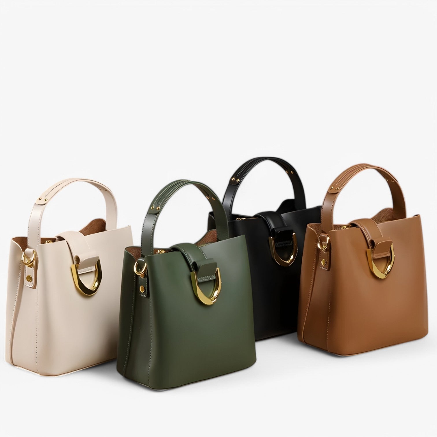 Mildred | Borsa a secchiello Moda – Elegante, Spaziosa e Versatile - - bag Leather Bag Shoulder & Crossbody Bags women bag - Concept Palermo