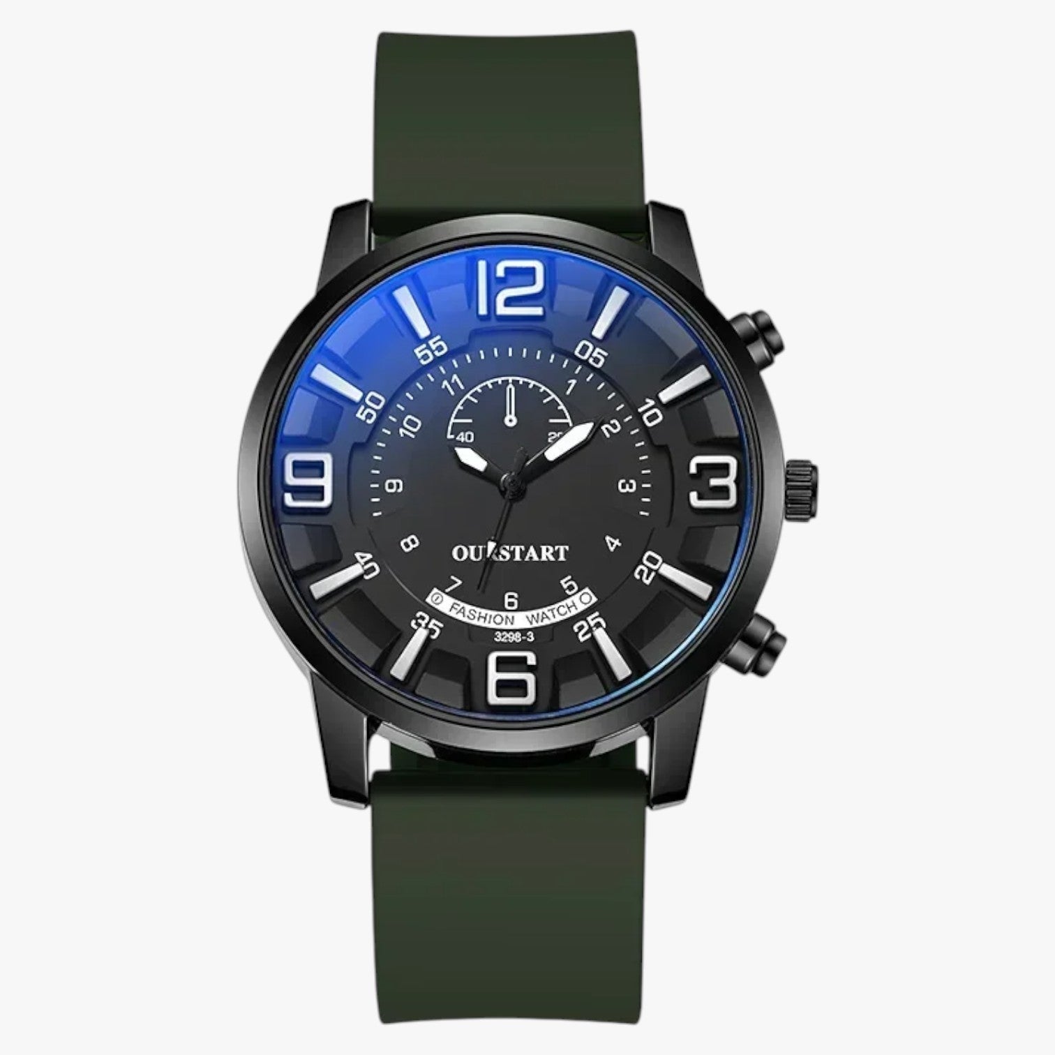 Riley | Orologio Uomo in Silicone Quarzo Preciso, Stile Casual Quotidiano - verde - watch watch for men WATCHES FOR MEN - Concept Palermo