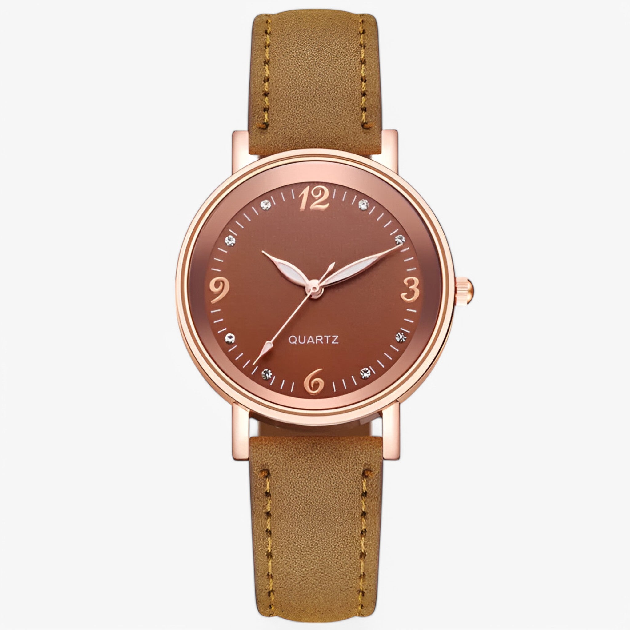 Danna | Orologio al Quarzo in Acciaio Inossidabile - Marrone - female watch watch for women - Concept Palermo
