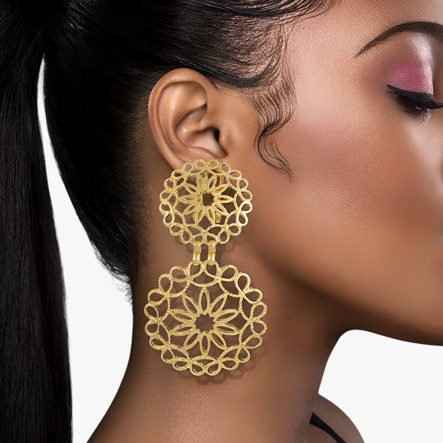 Iris | Orecchini donna eleganti a goccia - Colore Oro - EARRINGS Earrings for Women Girls New Fashion Earrings womens earring - Concept Palermo