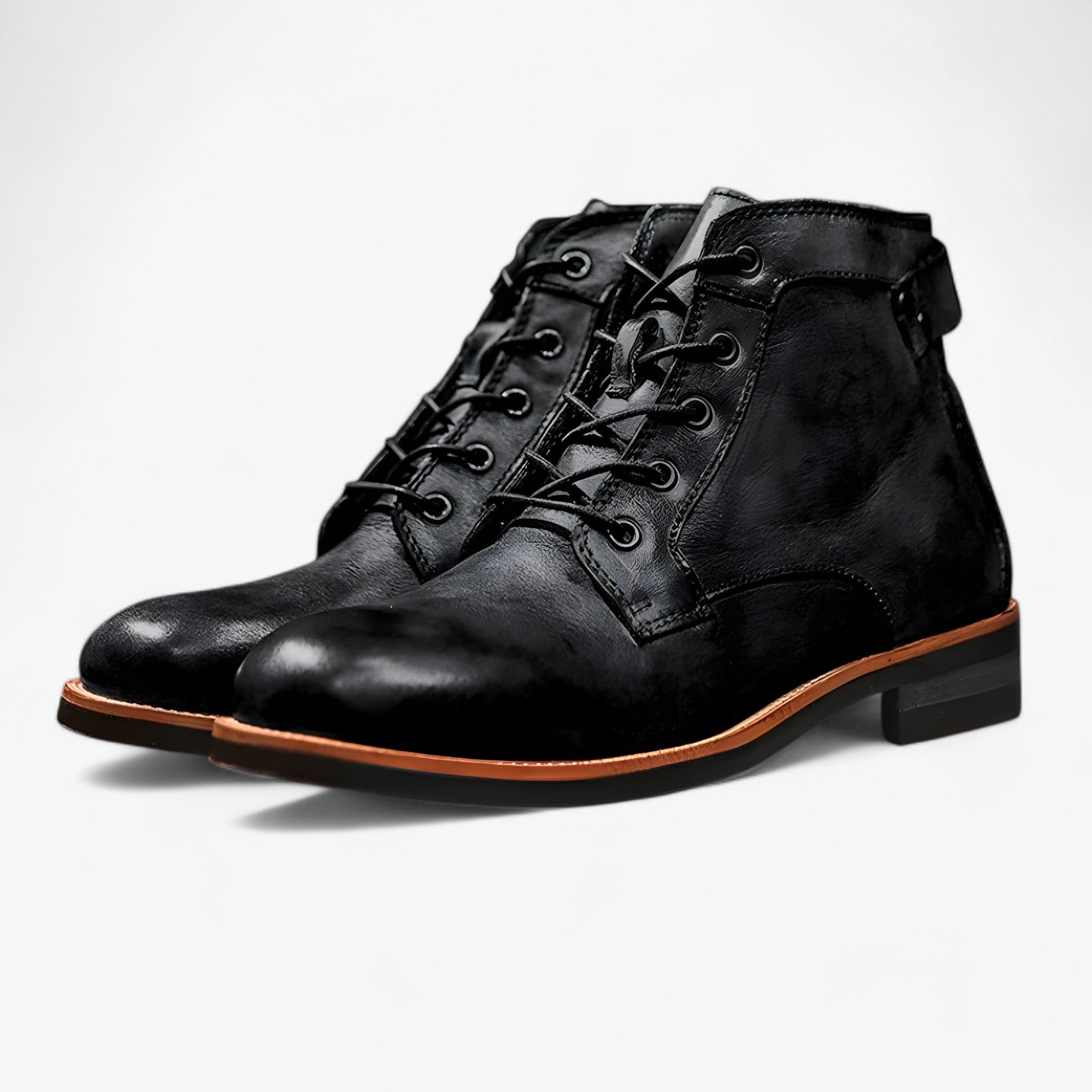 Serge | Stivaletti alti da uomo – Stile robusto e comfort massimo - Nero - Boots & Shoes MA-PRODUKT-LI Men's Shoes shoes shoes for men Shoes men - Concept Palermo