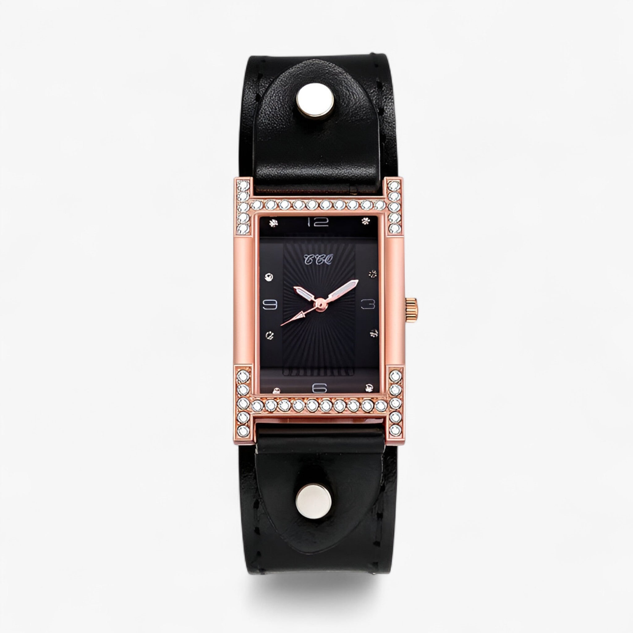 Orla | Orologio da donna al quarzo con cinturino in pelle per coppie - Nera - female watch watch for women - Concept Palermo