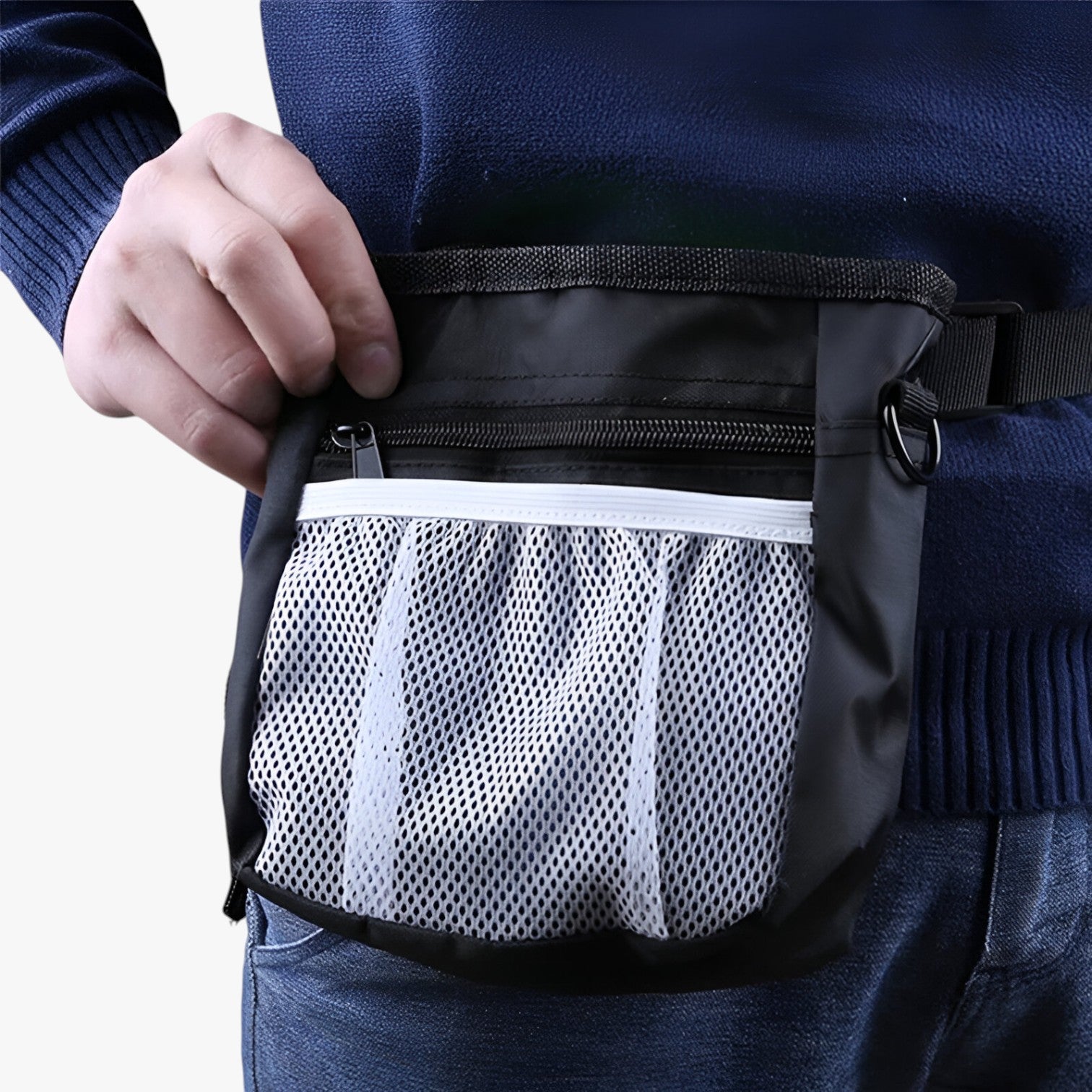 Vincent | Borsa multifunzionale per cani per passeggiate e addestramento - Nero - pet pet accessories PET SUPPLIES petproduct - Concept Palermo