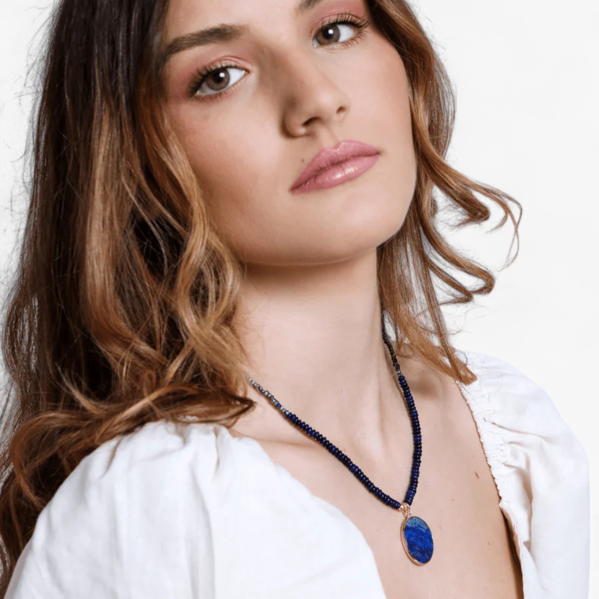 Collana Ronda in Lapislazzuli Curativo MidnightMoon - - necklace NECKLACES Necklaces for Women - Concept Palermo