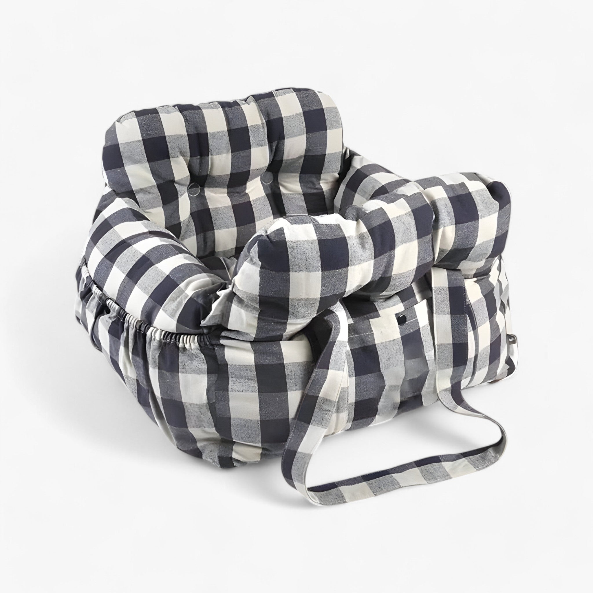 Cesto per cani - Diamanti neri e bianchi - anti-anxiety dog bed calming dog bed - Concept Palermo