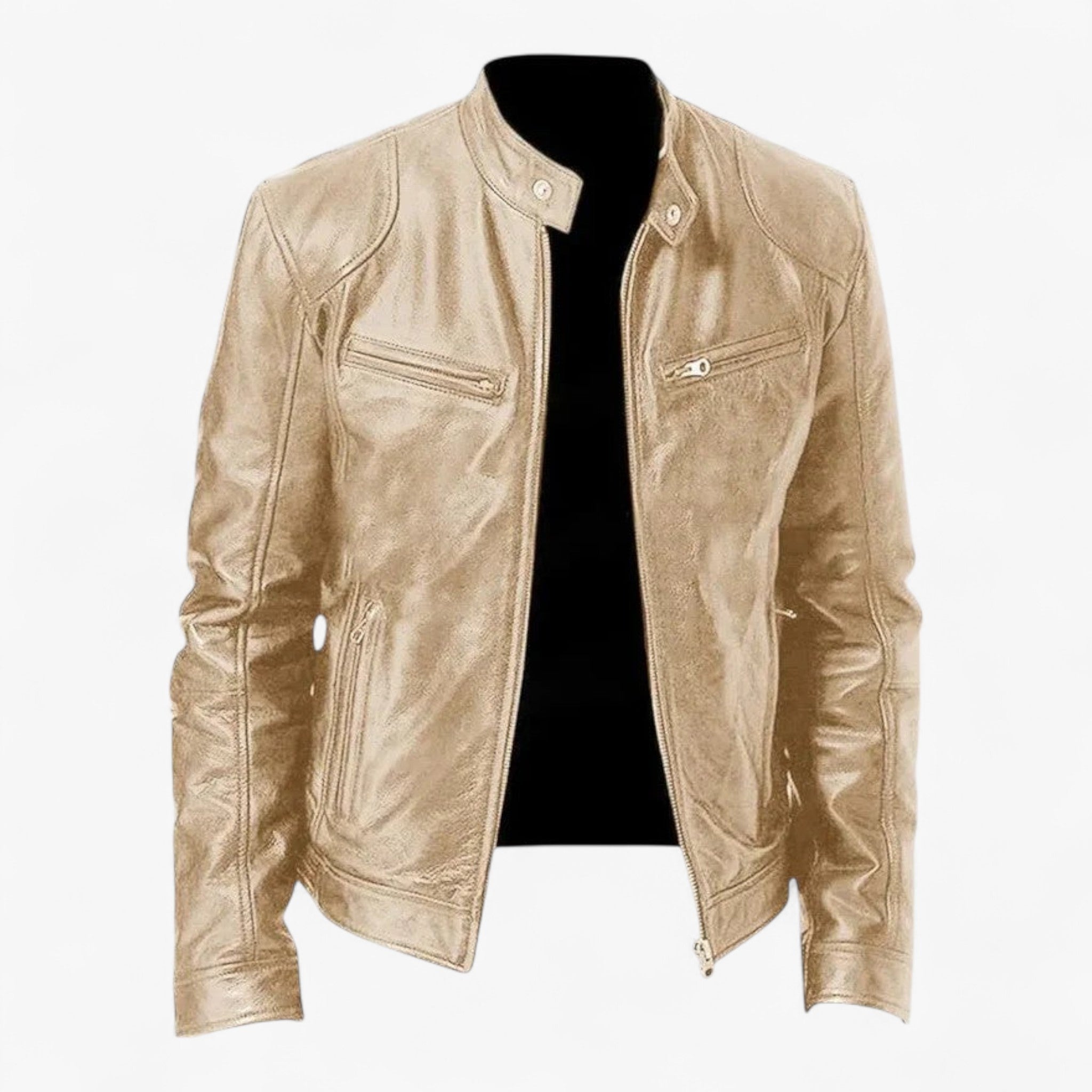 Darren | Giacca di Pelle Casual - Oro - casual Leather men Winter - Concept Palermo