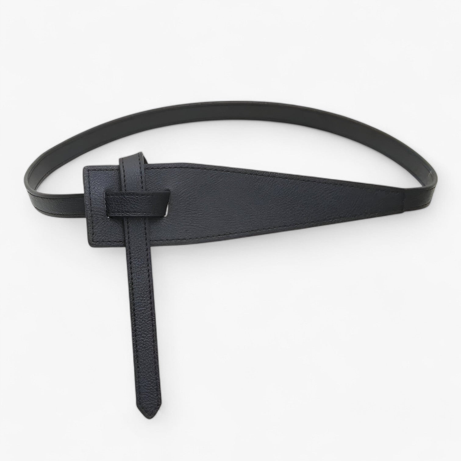 Florence | Cintura a nodo morbido per accenti stilosi - Nero 120cm - Belts waist belt for women - Concept Palermo