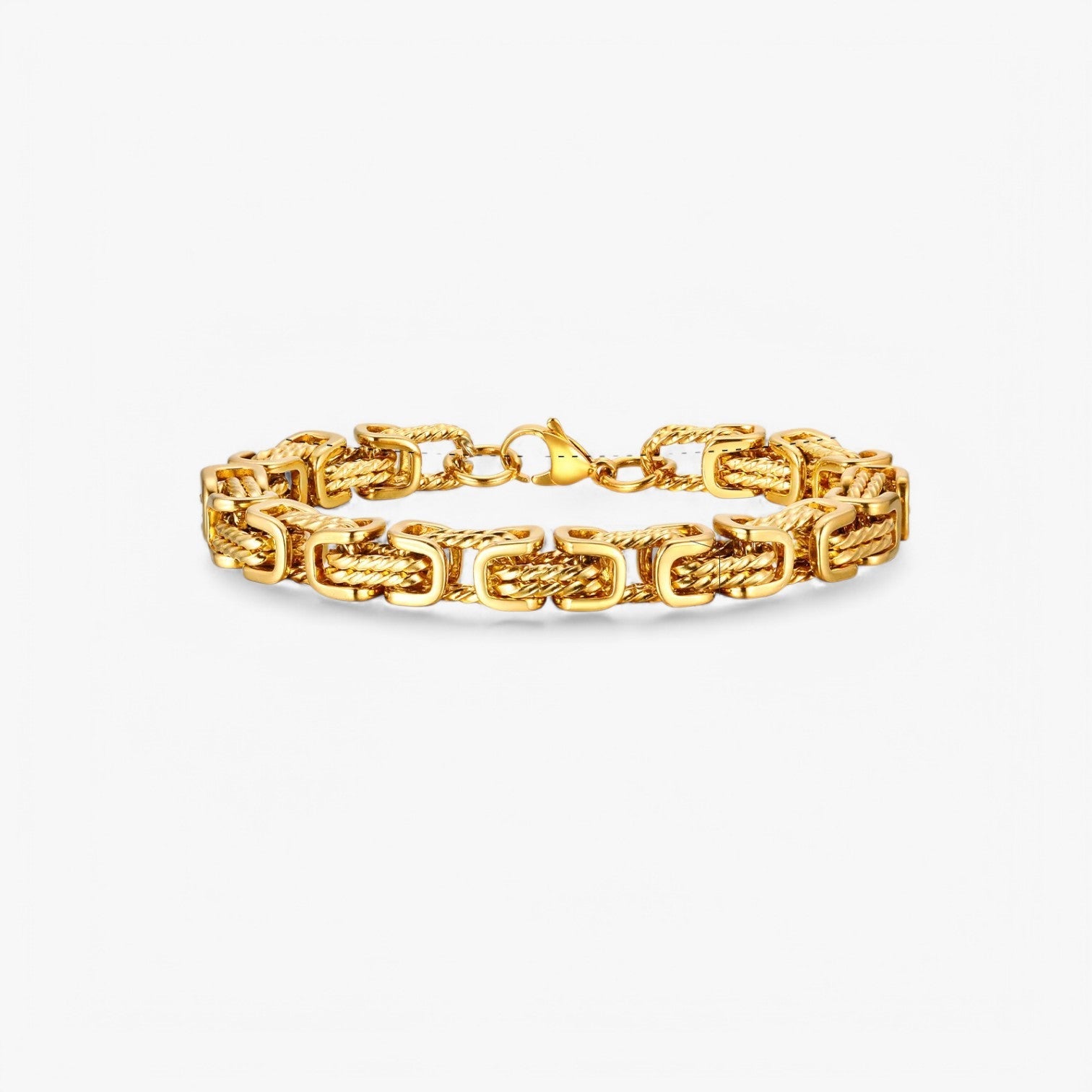 Floris | Robusto e Senza Tempo – Bracciale Maschile Chunky Bizantino - - BRACELETS mens bracelet - Concept Palermo