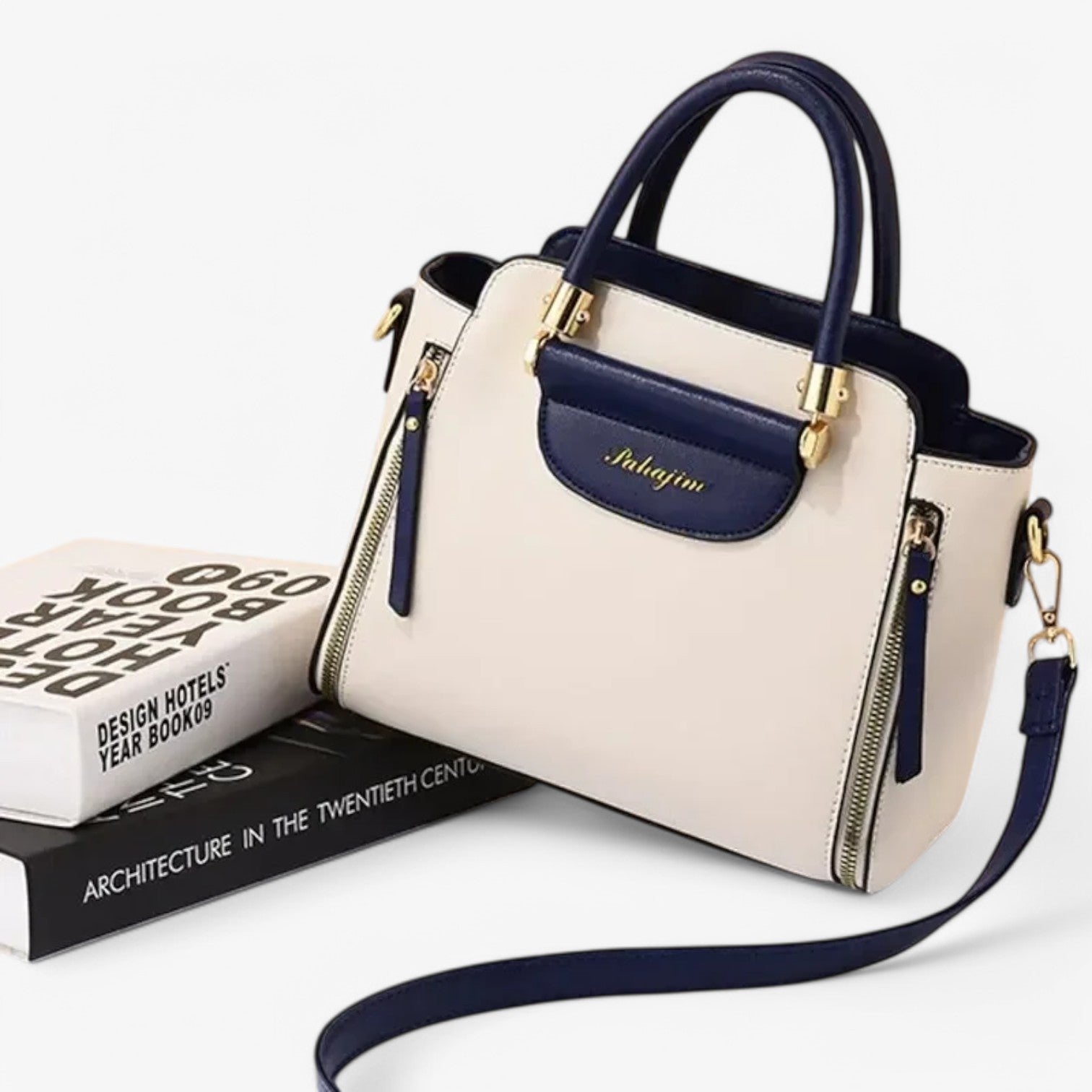 Elisabeth | Borsa a Mano Chic a Contrasto – Elegante e Professionale per il Lavoro - - Bags handbags women bags - Concept Palermo
